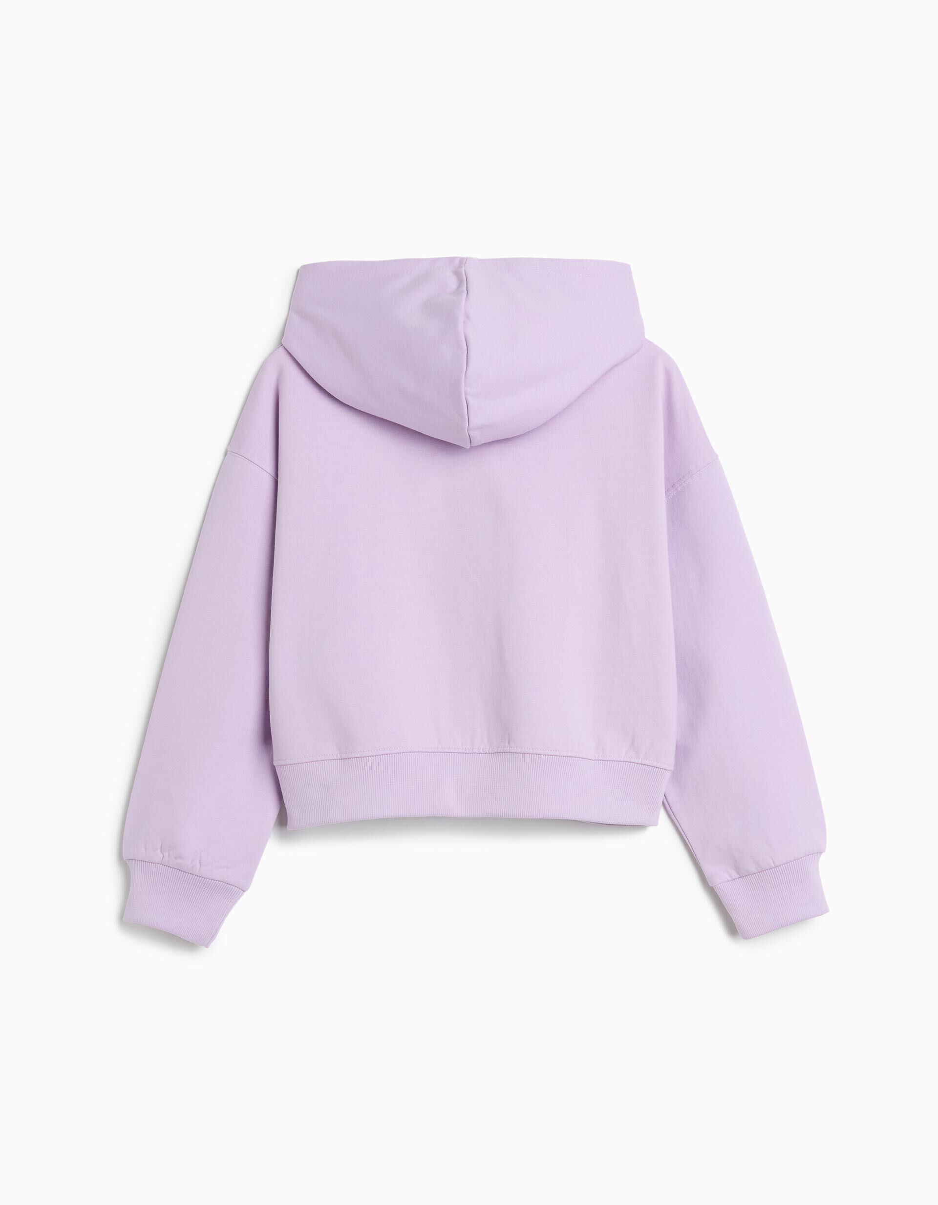 Comprar Online Sweatshirt de Felpa Capuz, Menina, Roxo Claro