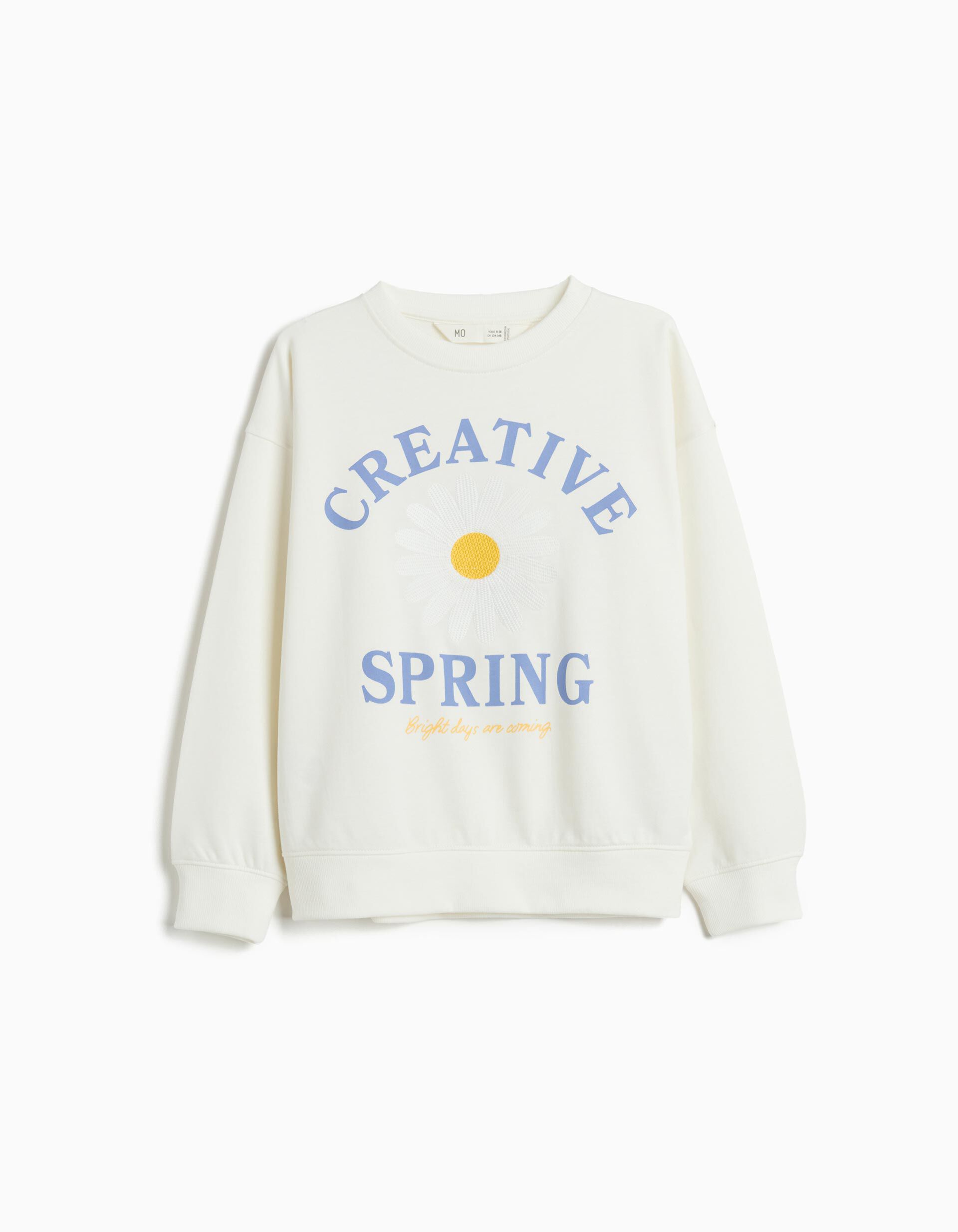 Comprar Online Sweatshirt, Menina, Branco