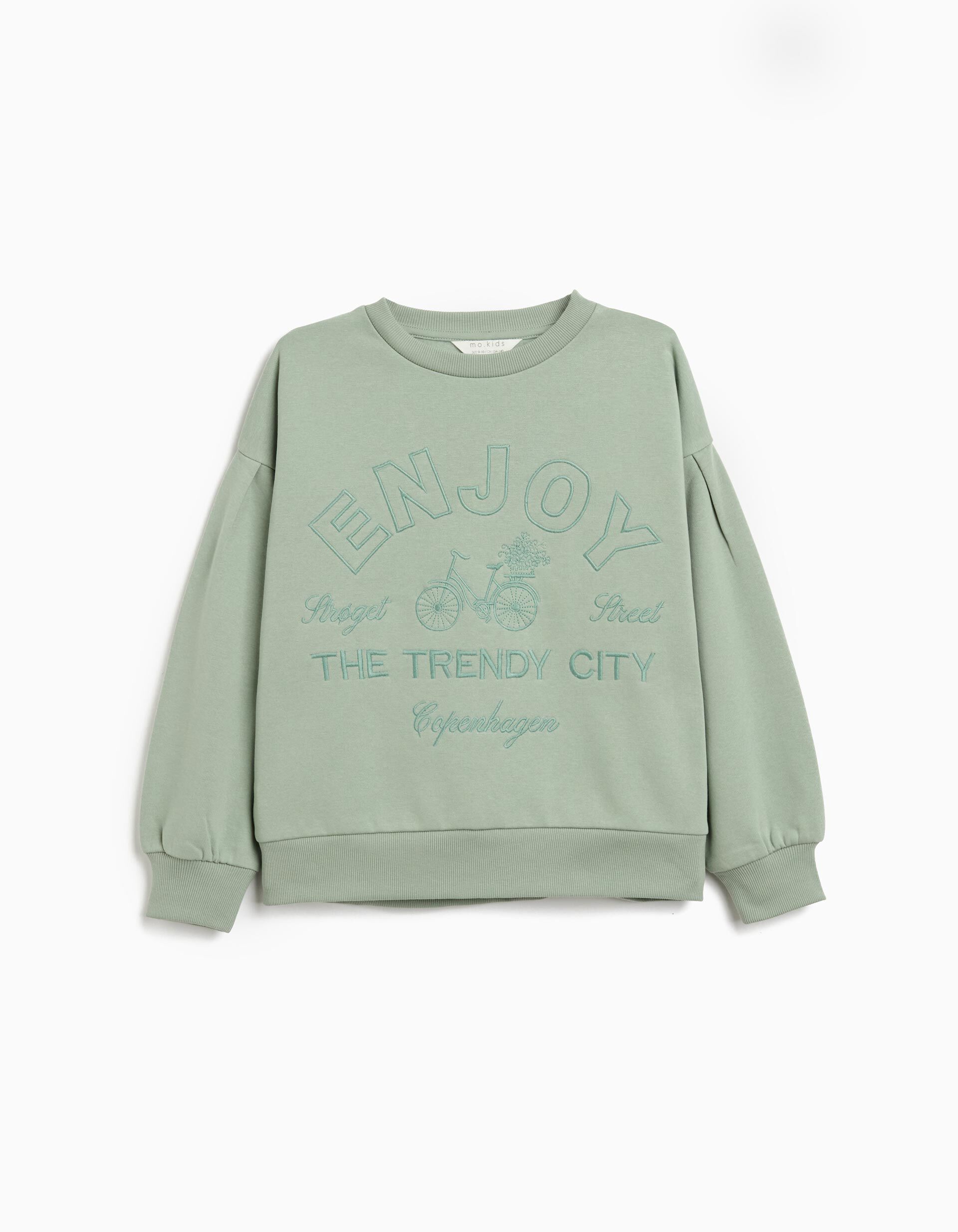 Comprar Online Sweatshirt de Felpa, Menina, Verde