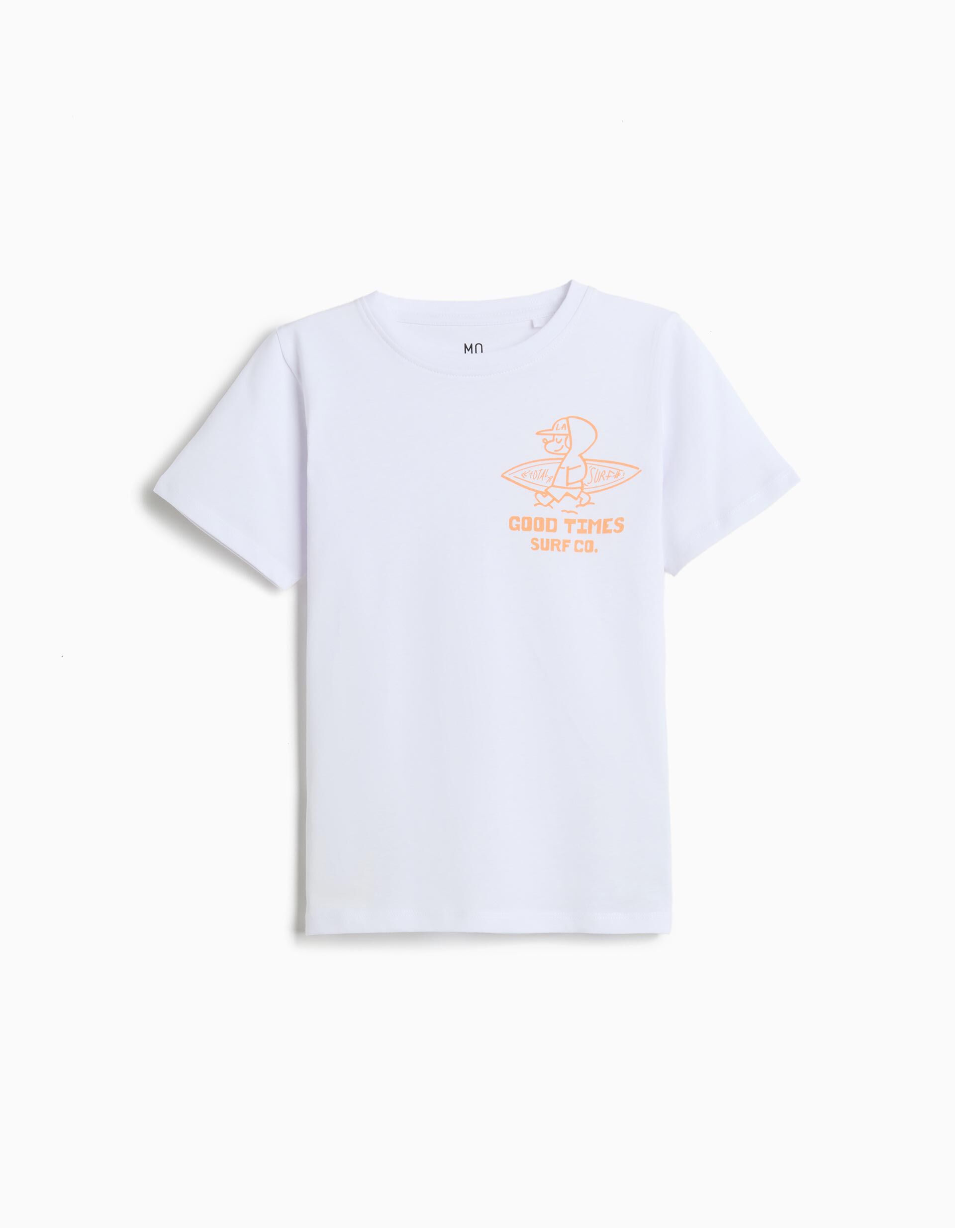 Comprar Online T-shirt Estampada, Menino, Branco