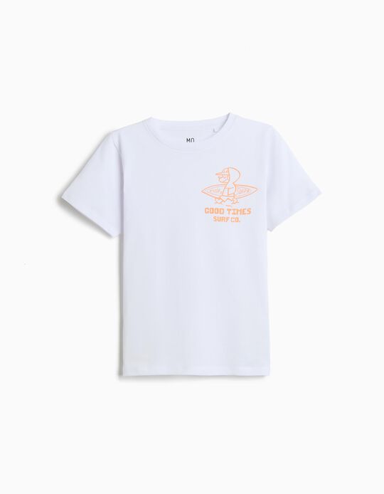 Comprar Online T-shirt Estampada, Menino, Branco
