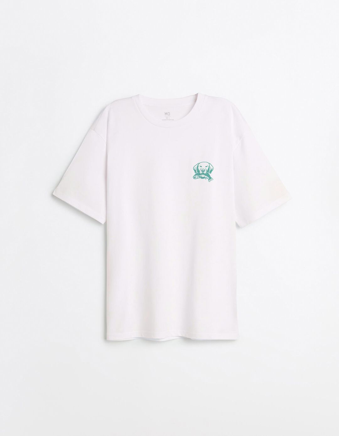 T-shirt Estampada, Homem, Branco