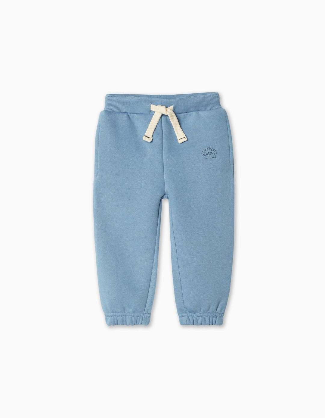 Fleece Pants, Baby Boy, Blue