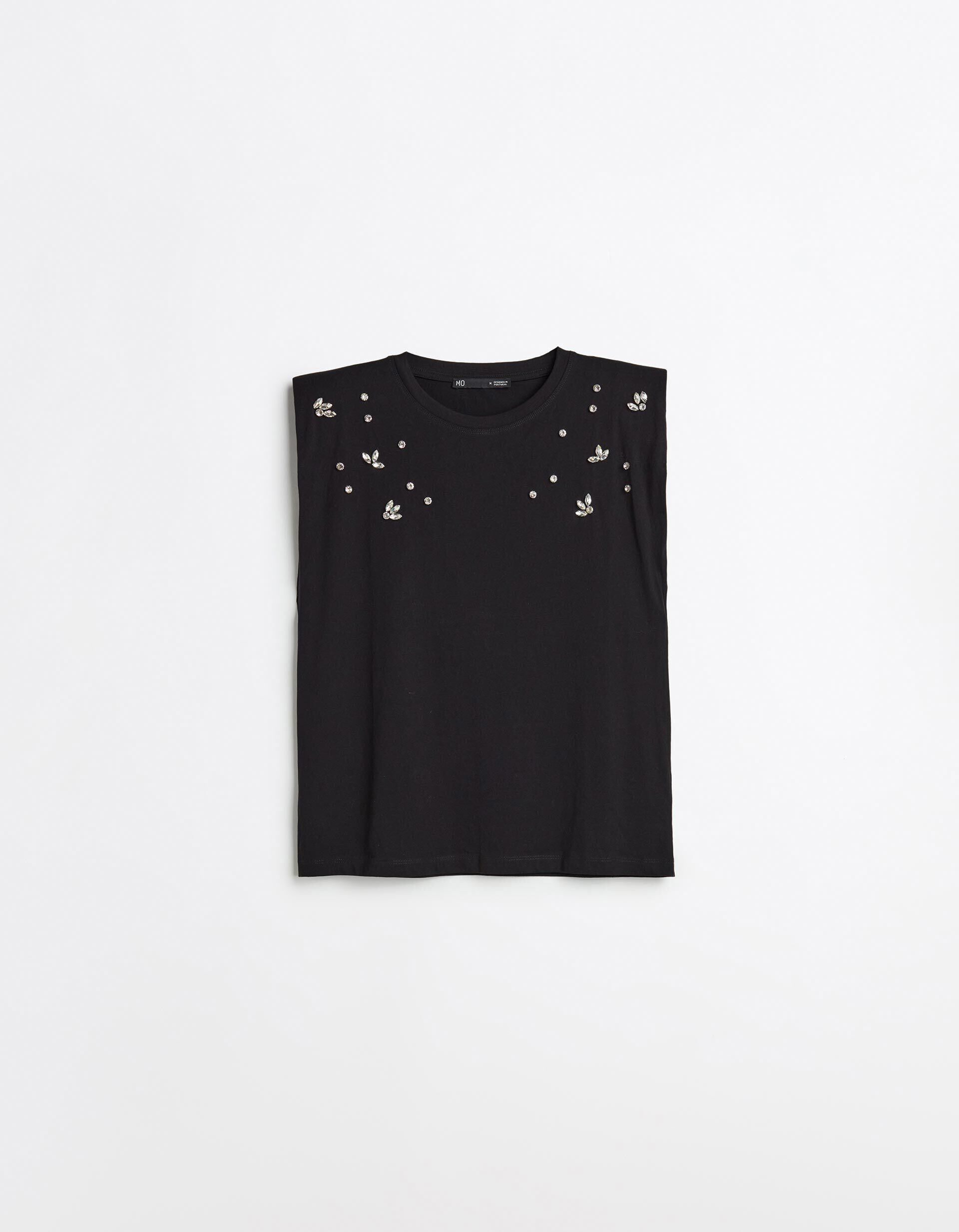 Comprar Online T-shirt Ombreiras, Mulher, Preto