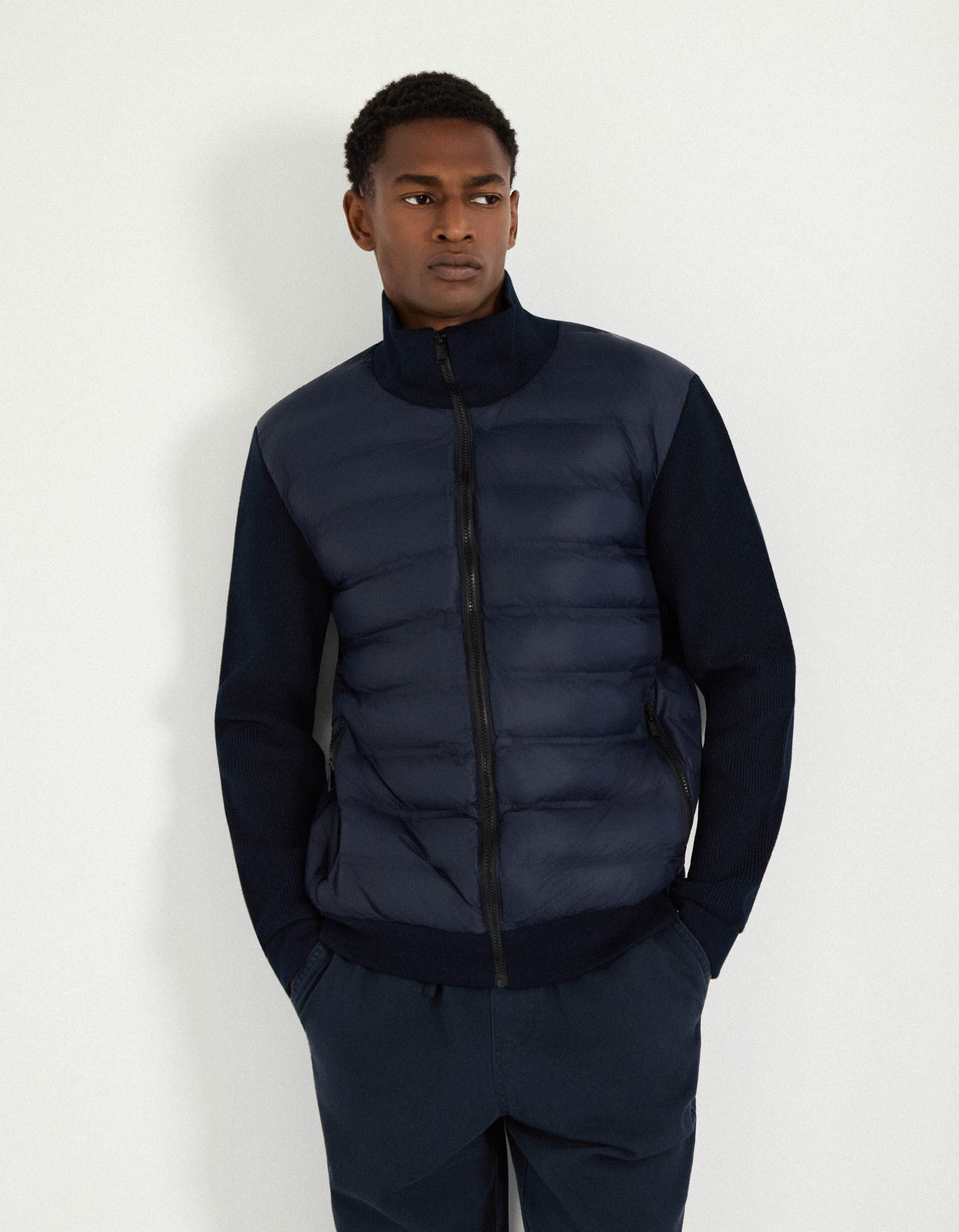 Comprar Online Casaco Combinado, Homem, Azul Escuro 