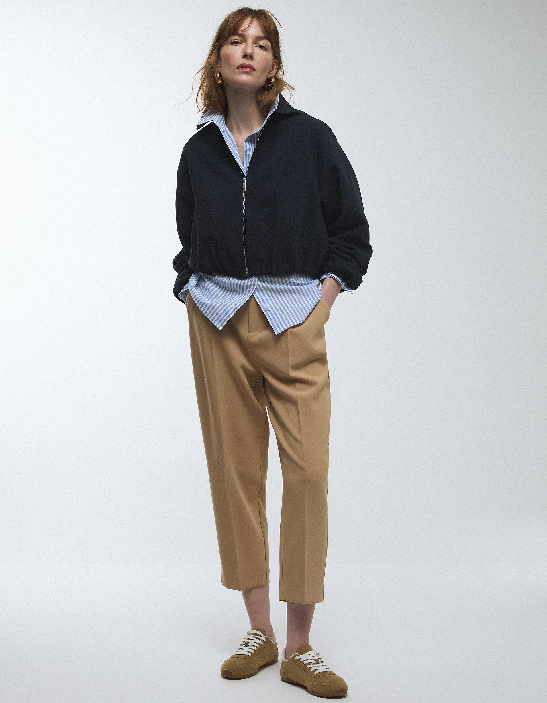 Comprar Online Casaco Bomber, Mulher, Azul Escuro