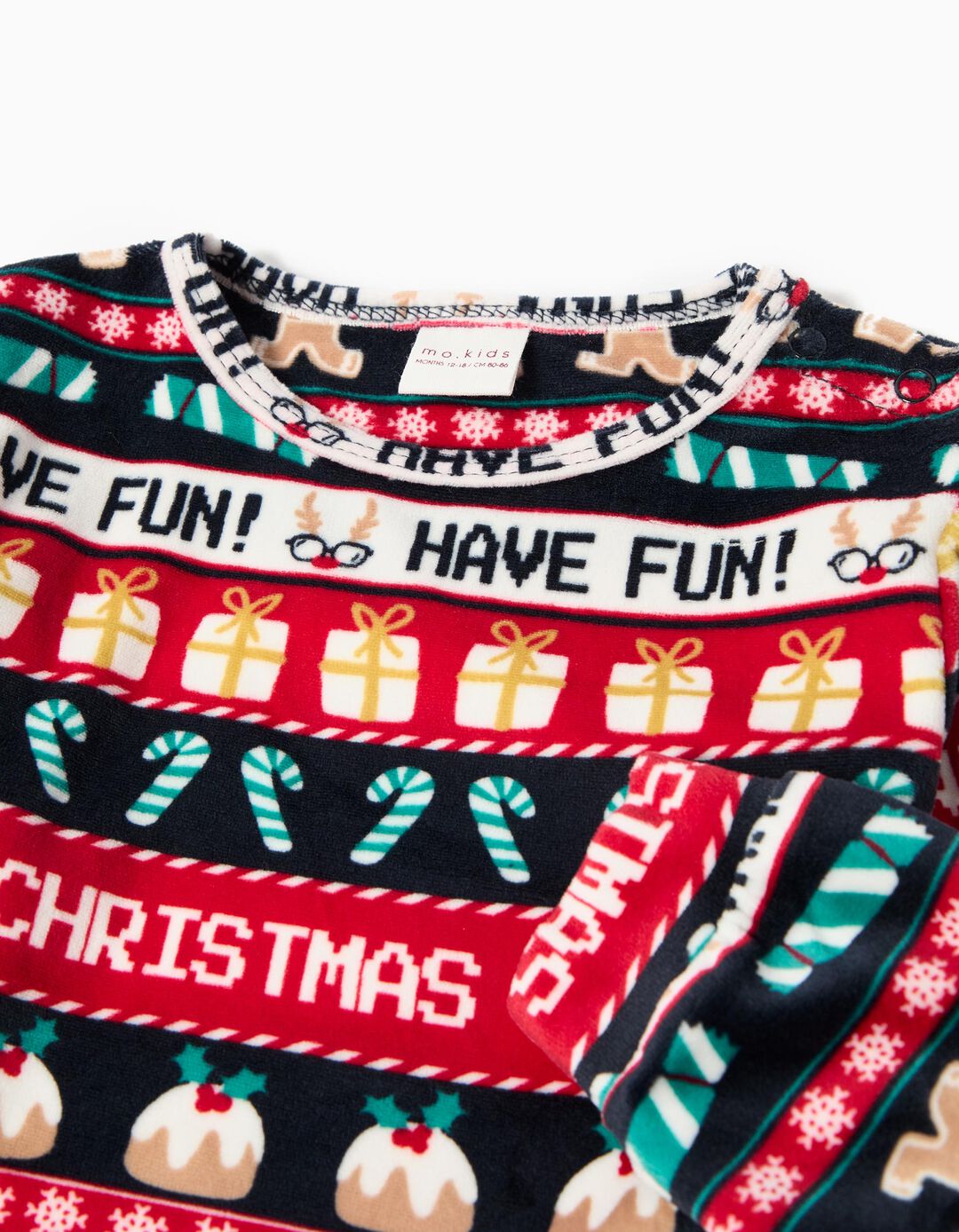 Pijama de Natal, Menino, Multicor