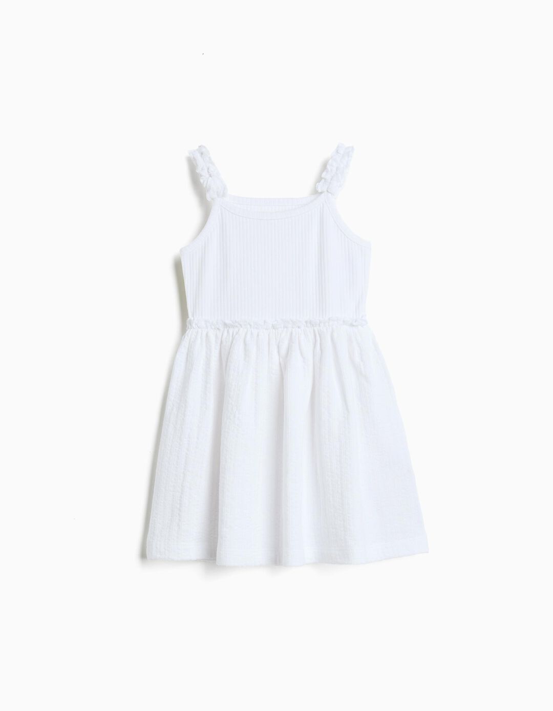 Vestido, Menina, Branco 