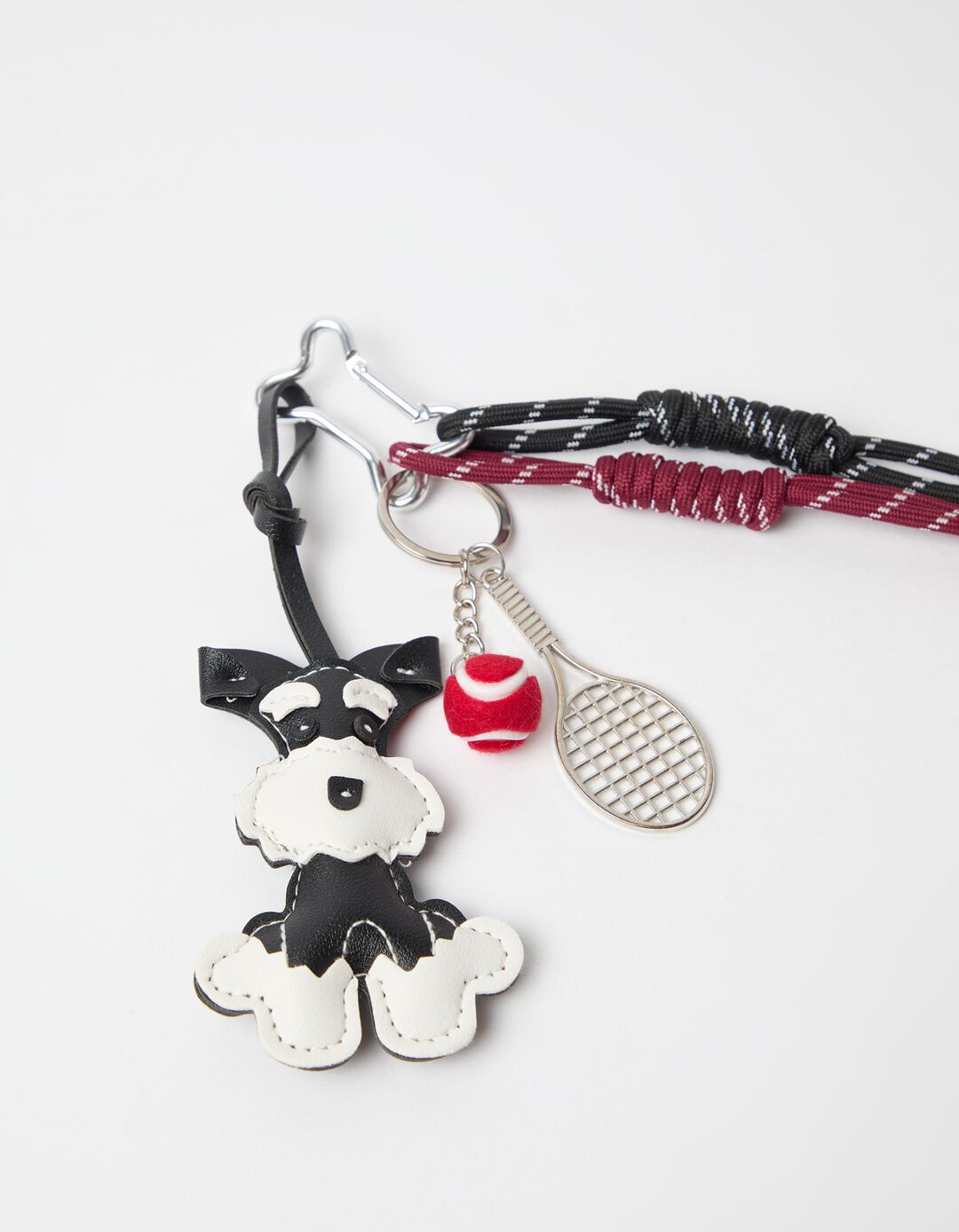 Porta-Chaves Charm C&atilde;o, Preto