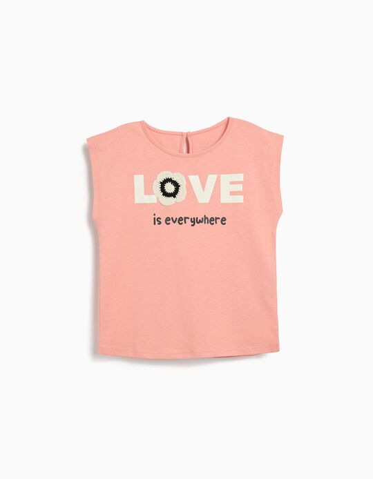 Comprar Online T-shirt sem Mangas, Menina, Rosa