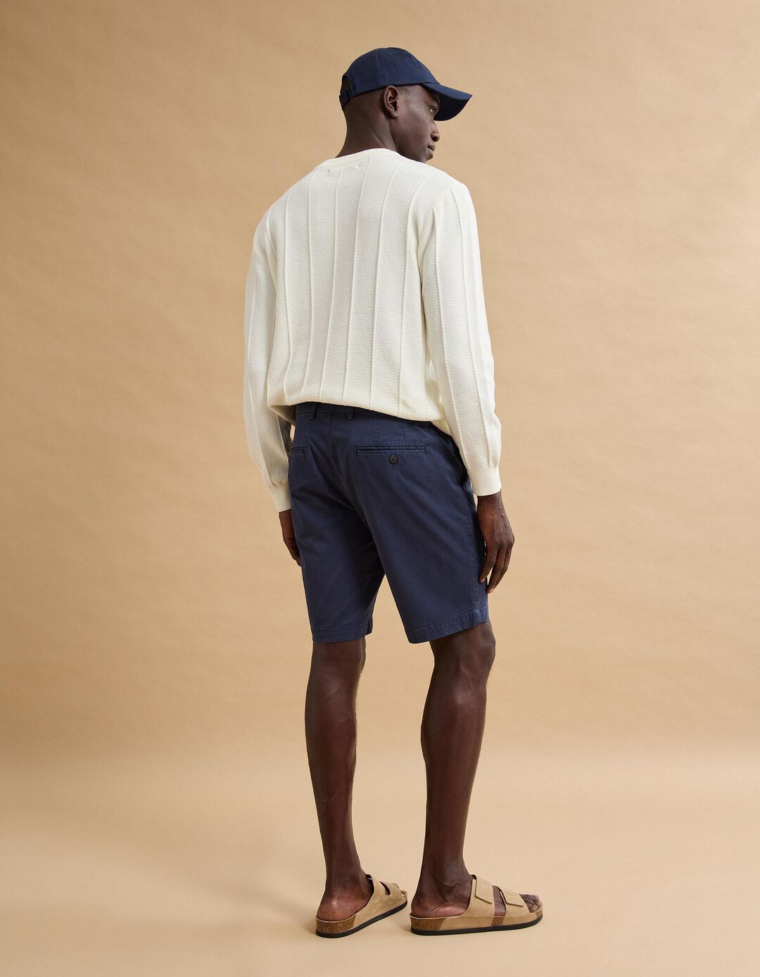 Cal&ccedil;&otilde;es Chino, Homem, Azul Escuro