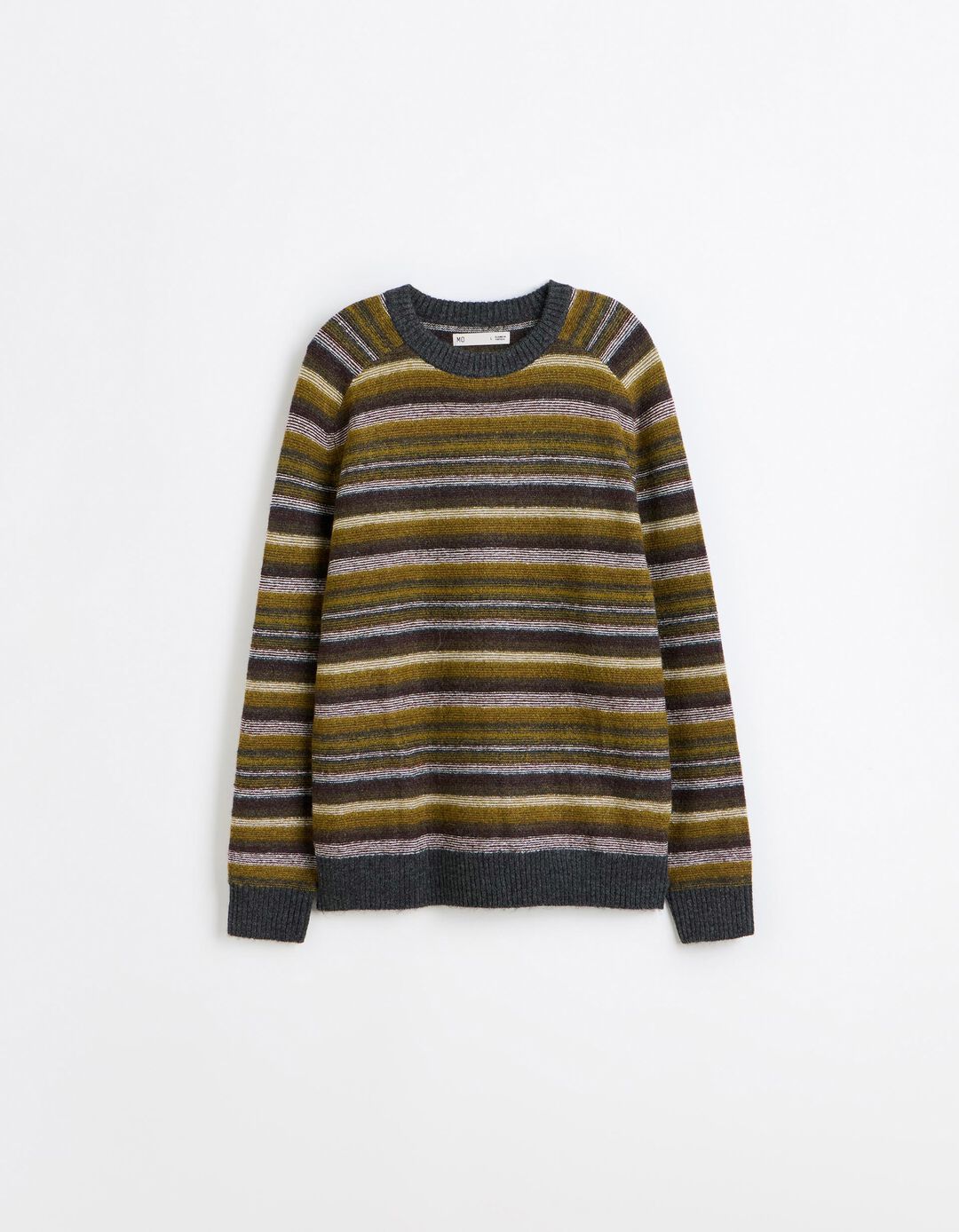 Camisola De Malha &Agrave;s Riscas, Homem, Verde