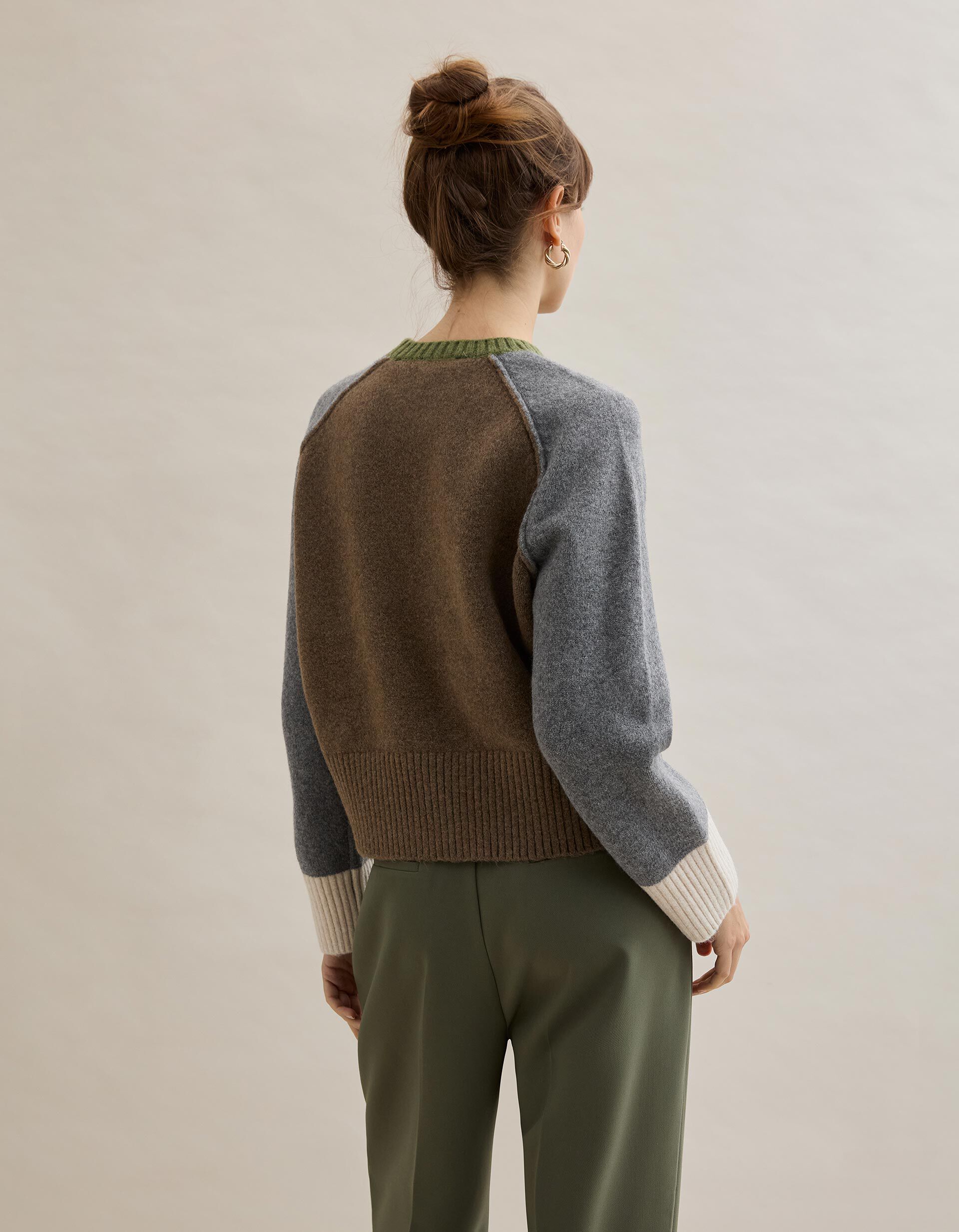 Comprar Online Camisola com L&atilde;, Mulher, Castanho