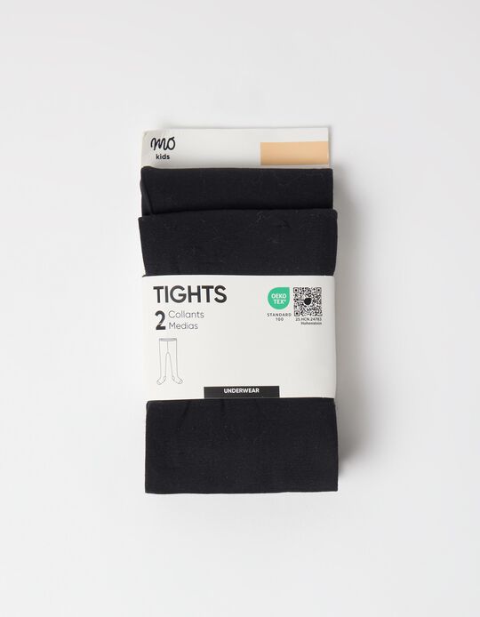 Comprar Online Pack 2 Collants 40 DEN, Menina, Preto