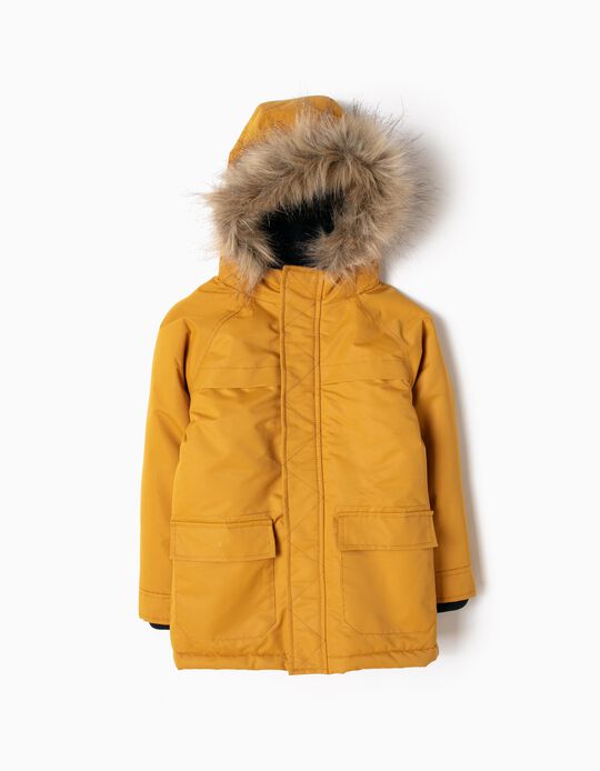 Yellow Parka with Hood