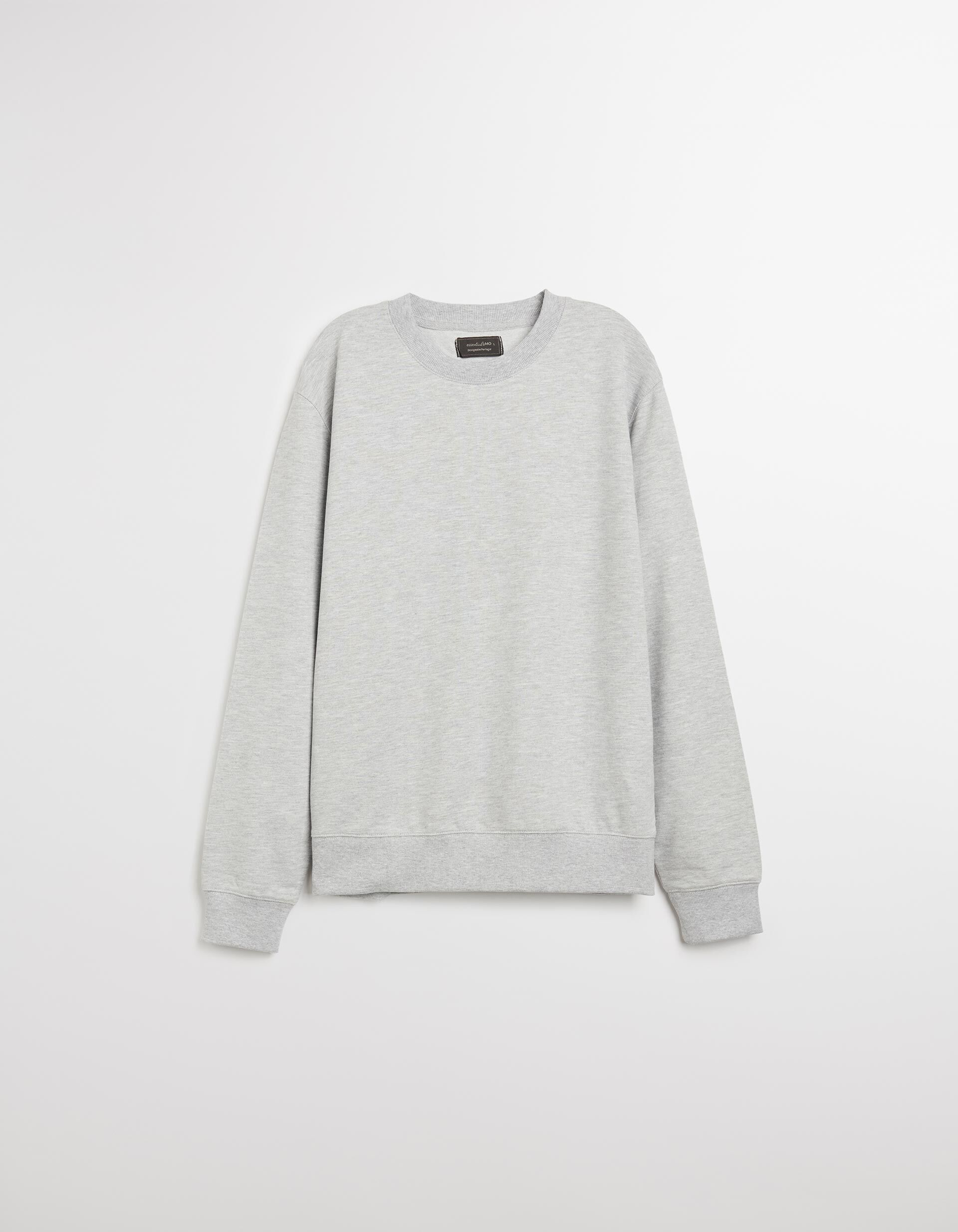 Comprar Online Sweatshirt de Felpa, Homem, Cinzento Claro 