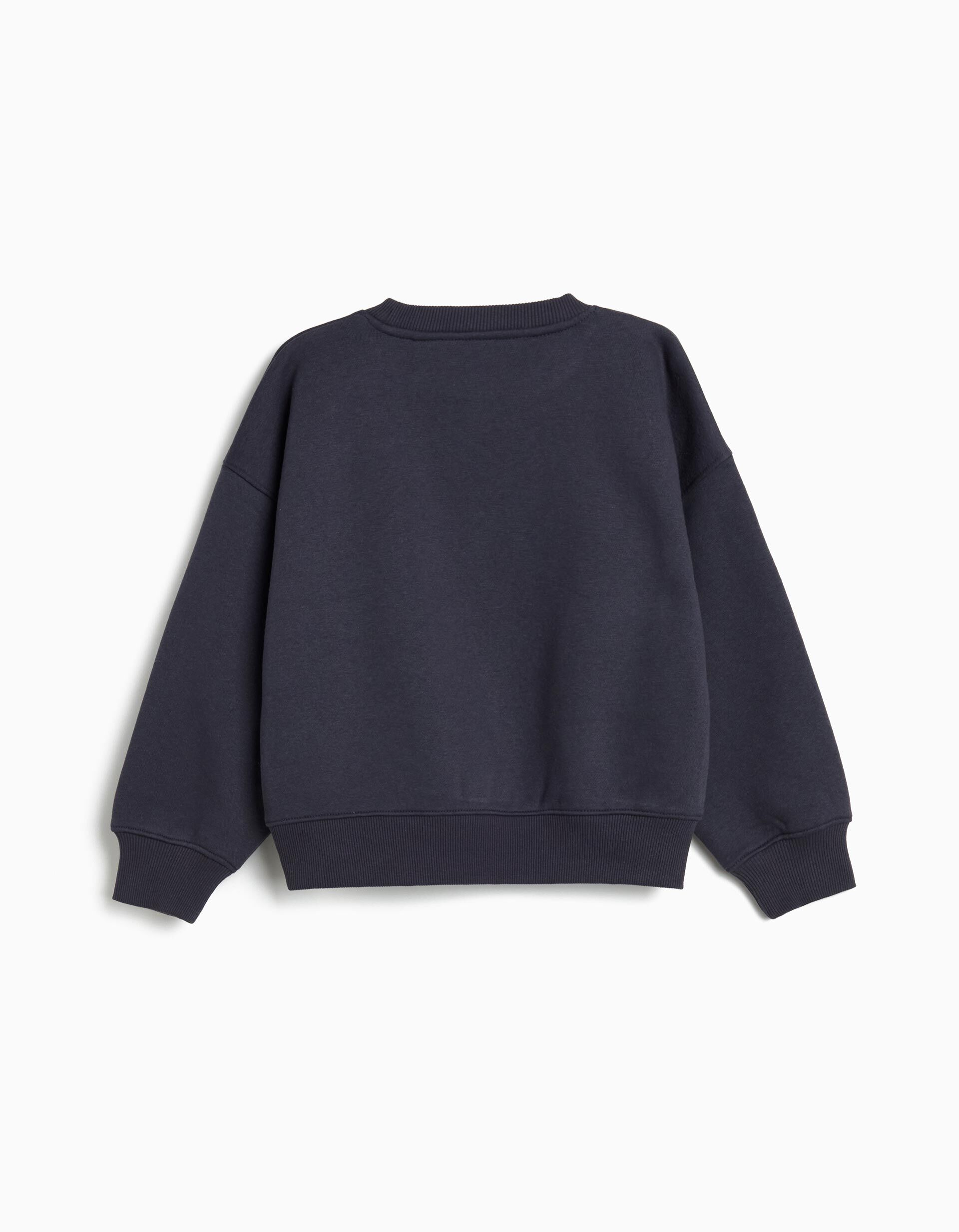 Comprar Online Sweatshirt, de Felpa Menina, Azul Escuro