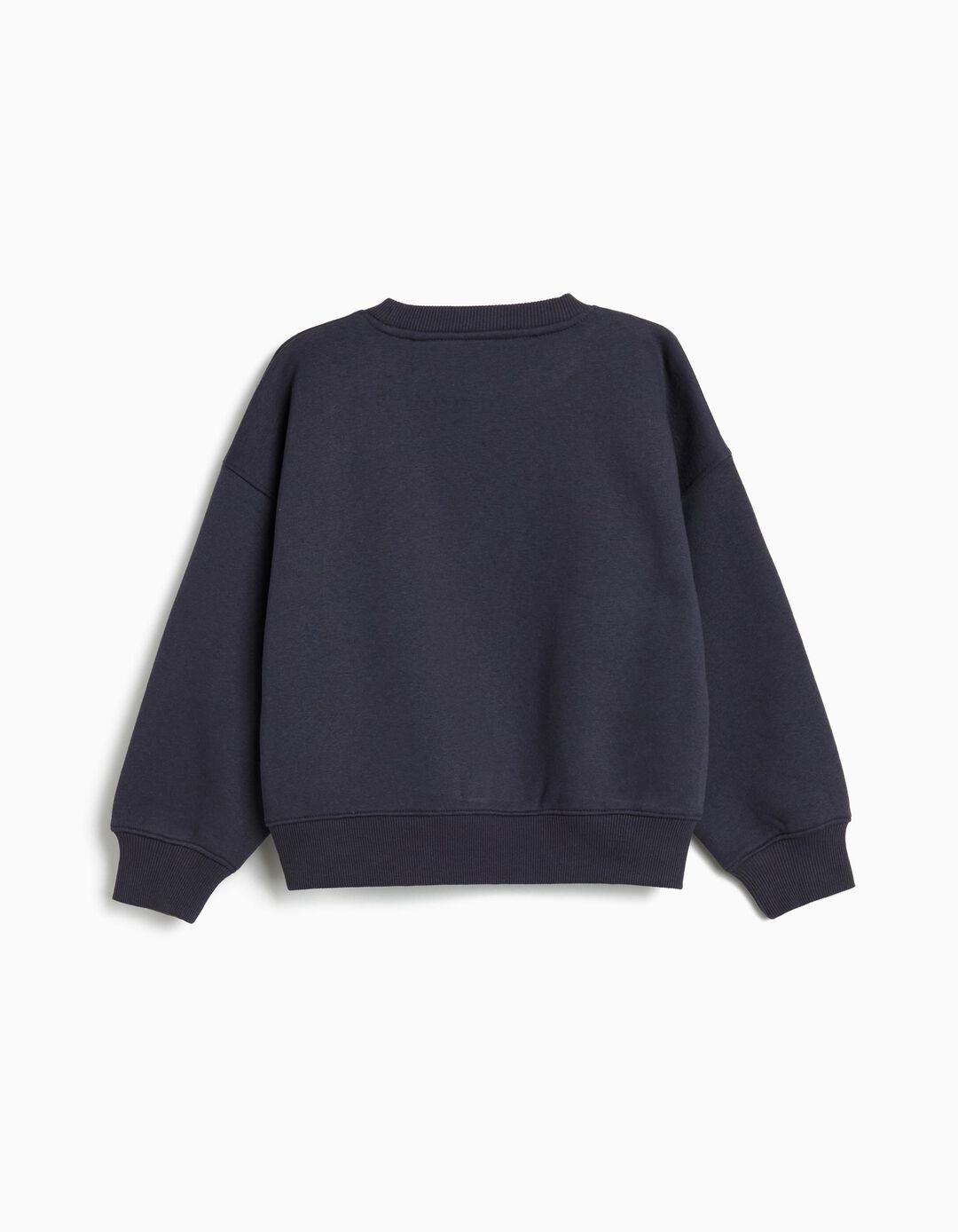Sweatshirt, de Felpa Menina, Azul Escuro