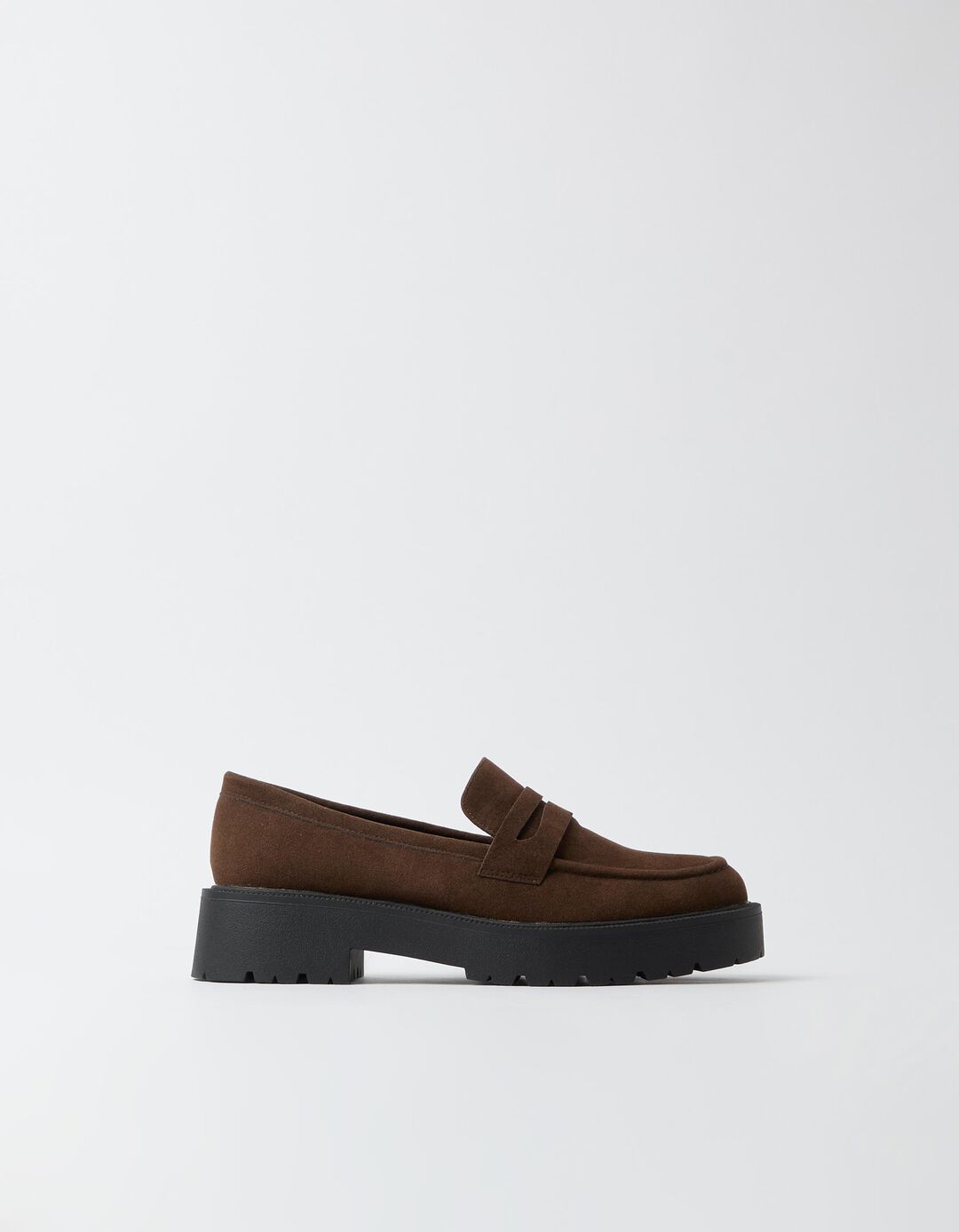 Mocassins Com Volume, Mulher, Castanho