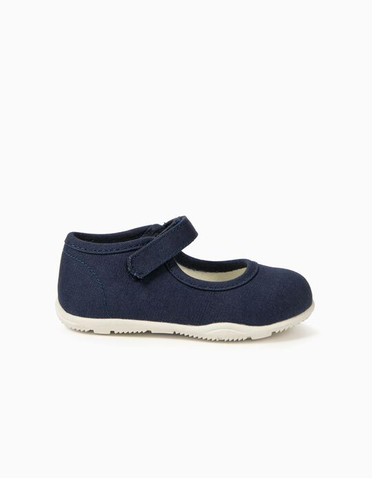 Sabrinas para Beb&eacute; Menina, Azul Escuro