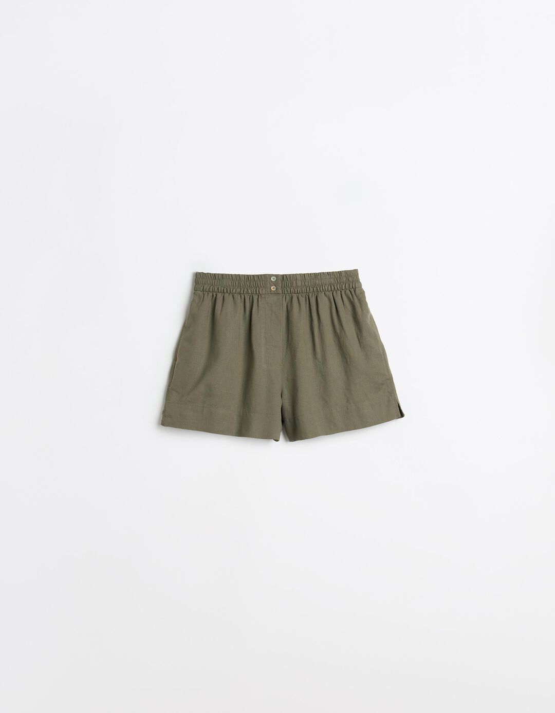 Cal&ccedil;&otilde;es com Linho, Mulher, Verde Escuro