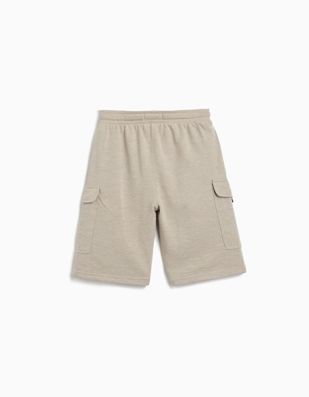 Calções Cargo, Menino, Cinzento Claro