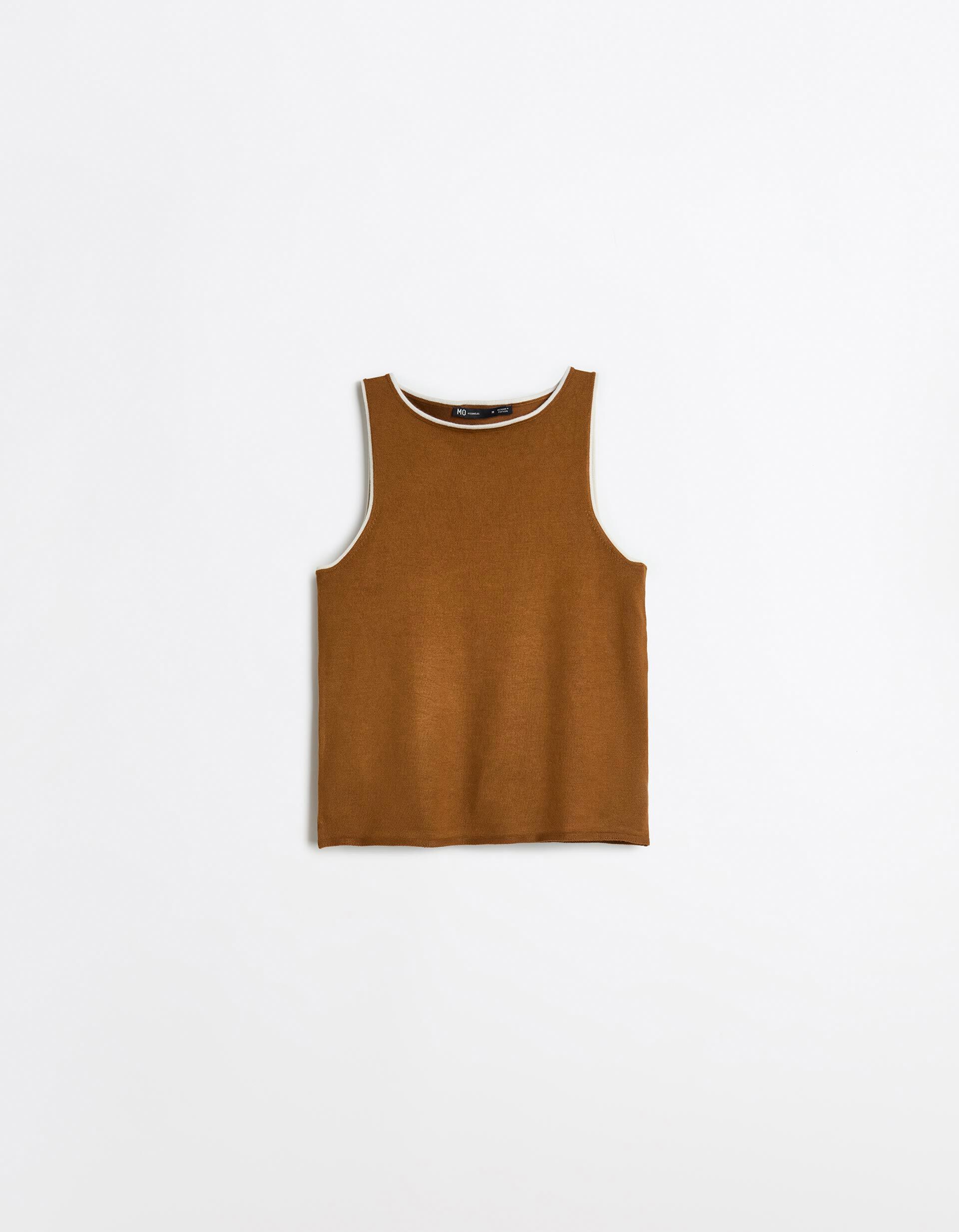 Comprar Online Tank Top, Mulher, Castanho Claro