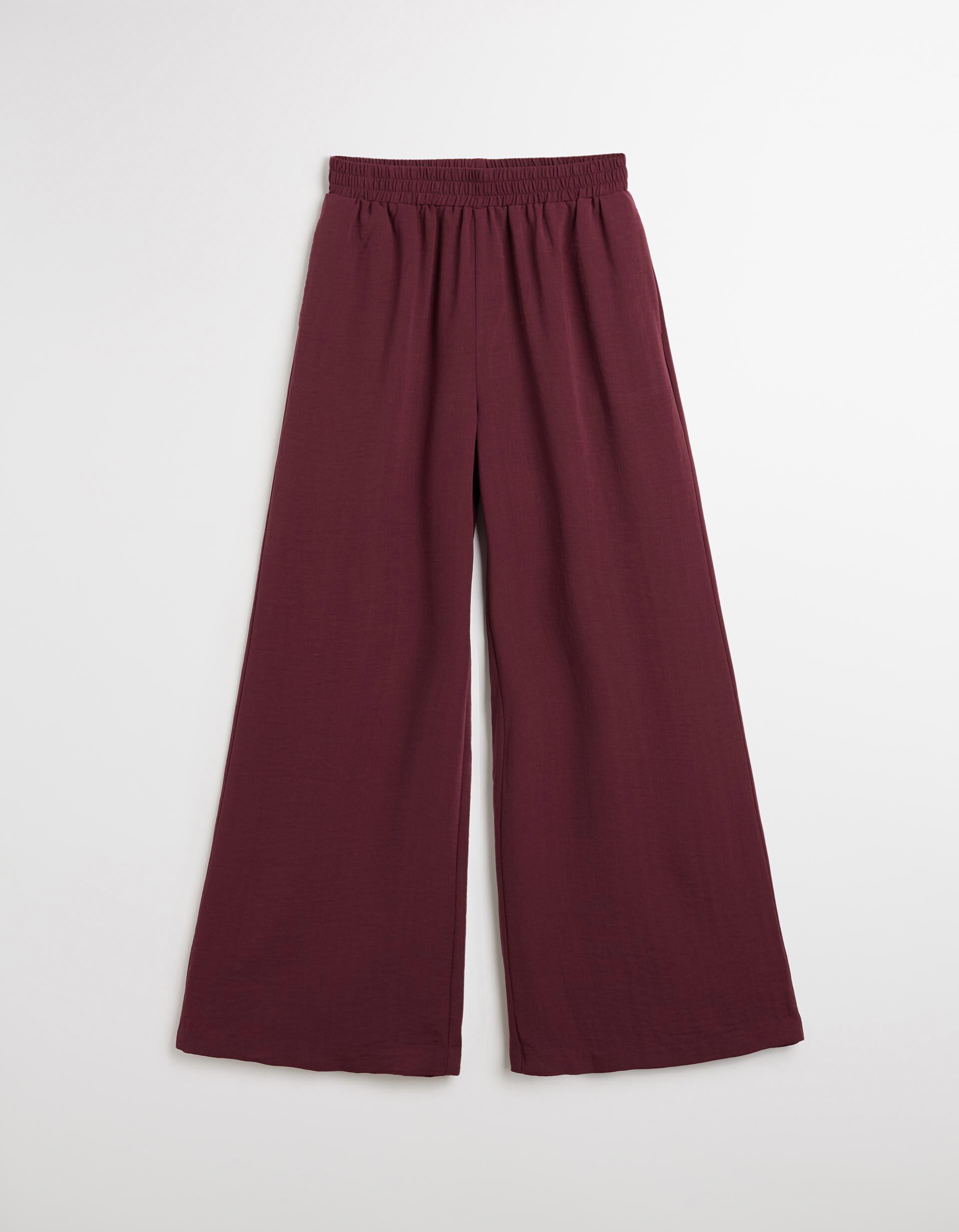 Comprar Online Cal&ccedil;as Palazzo, Mulher, Vermelho Escuro