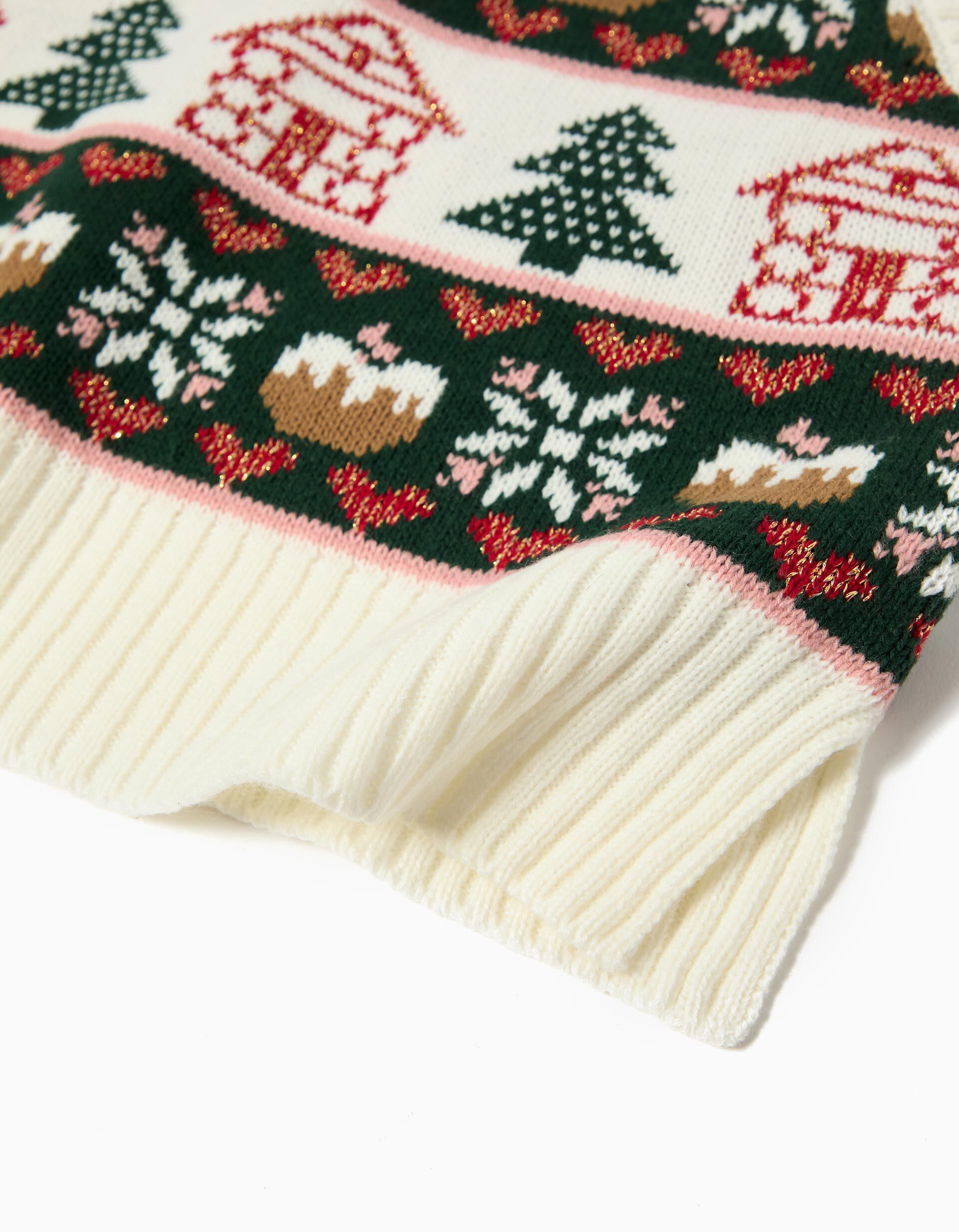 Comprar Online Colete de Malha, Menina, Bege Claro