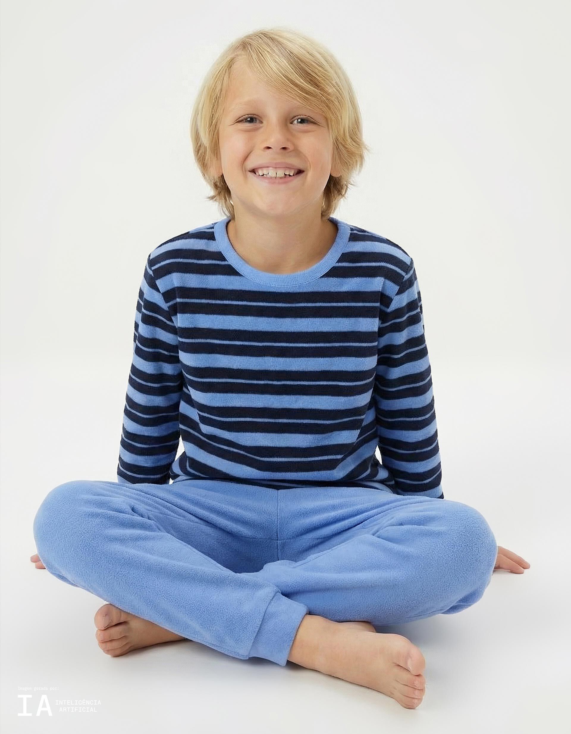 Comprar Online Pijama Micropolar, Menino, Azul Claro