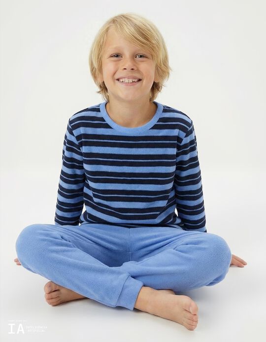 Comprar Online Pijama Micropolar, Menino, Azul Claro
