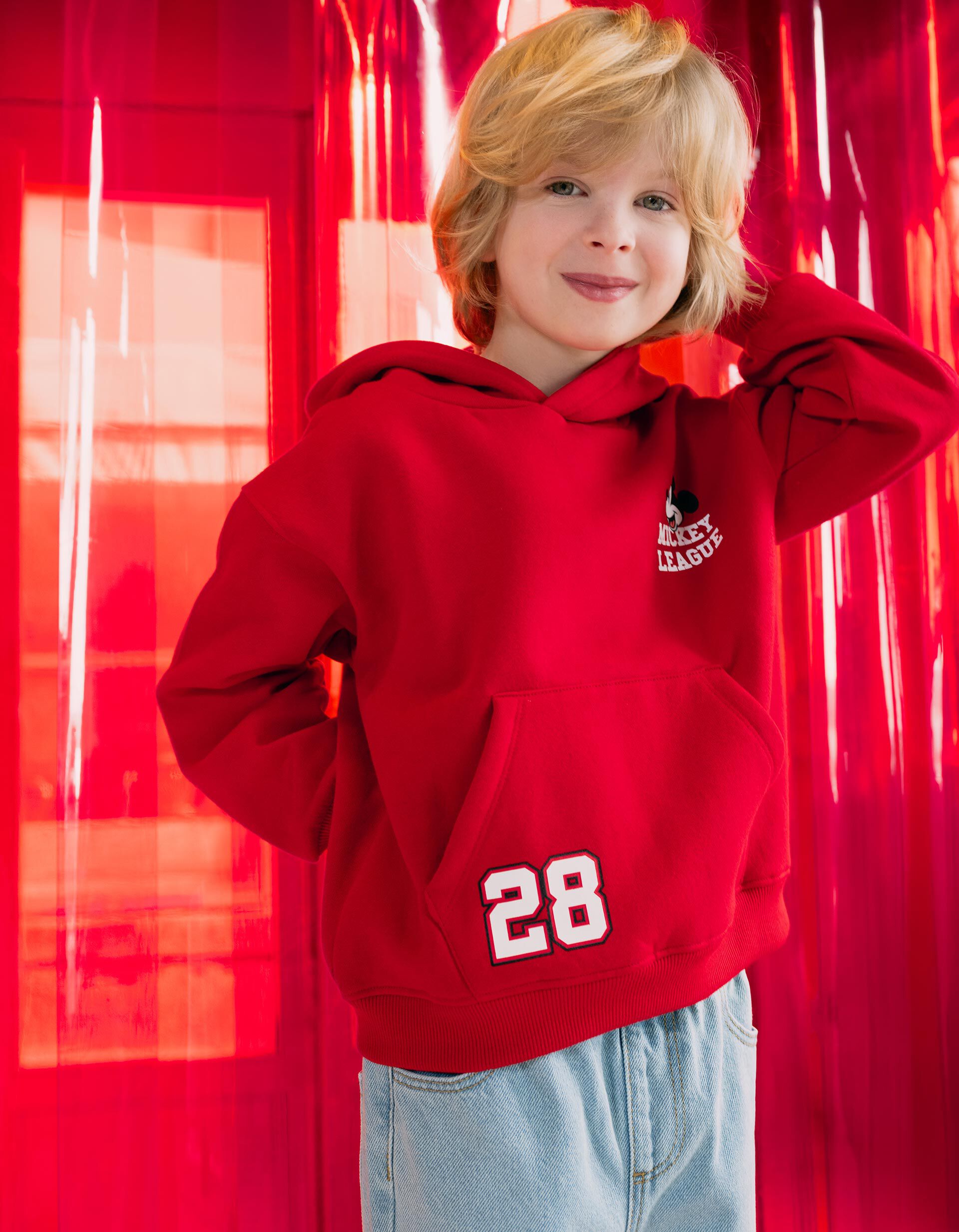 Sweatshirt 'Mickey Mouse' &copy;Disney, Menino, Vermelho