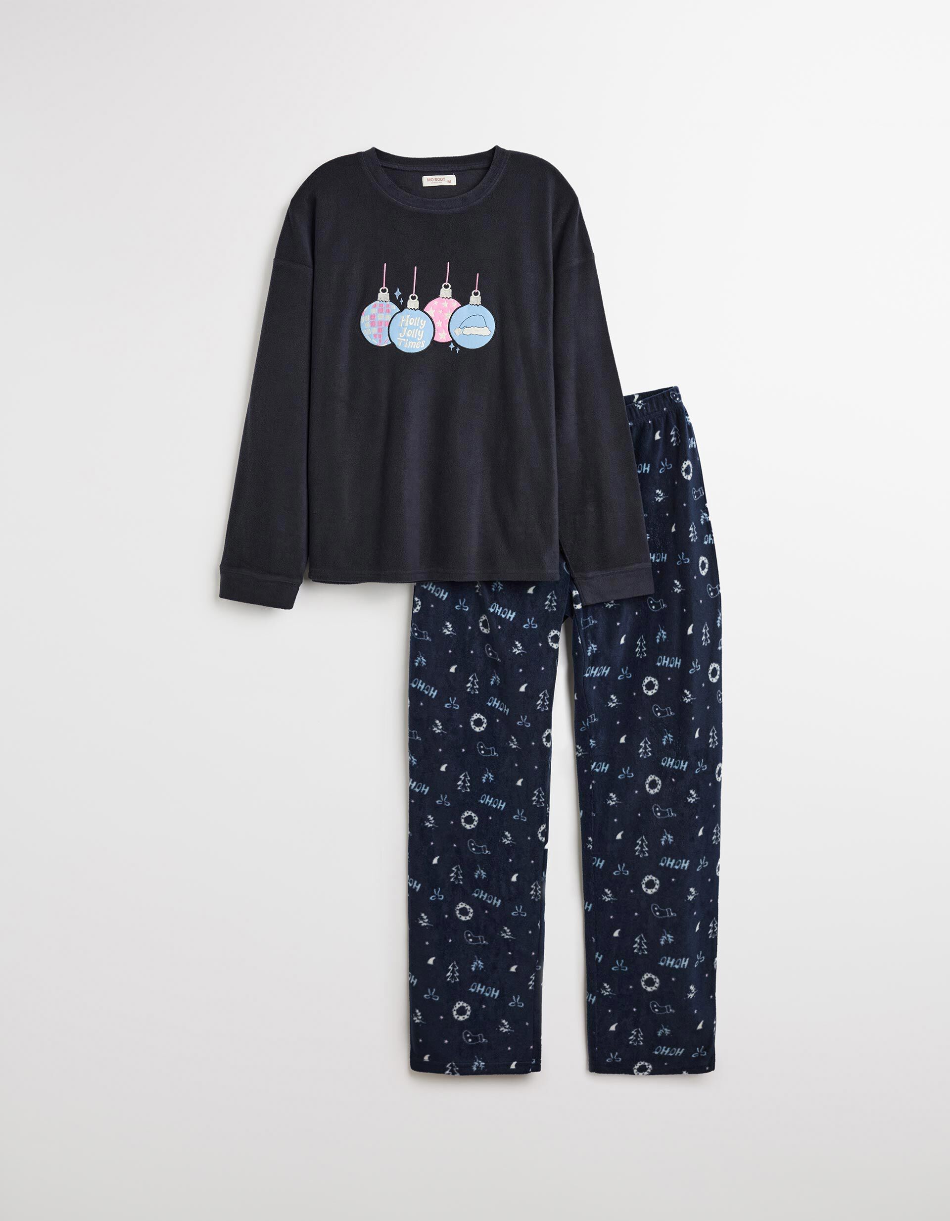 Comprar Online Pijama Polar Natal, Mulher, Azul Escuro 