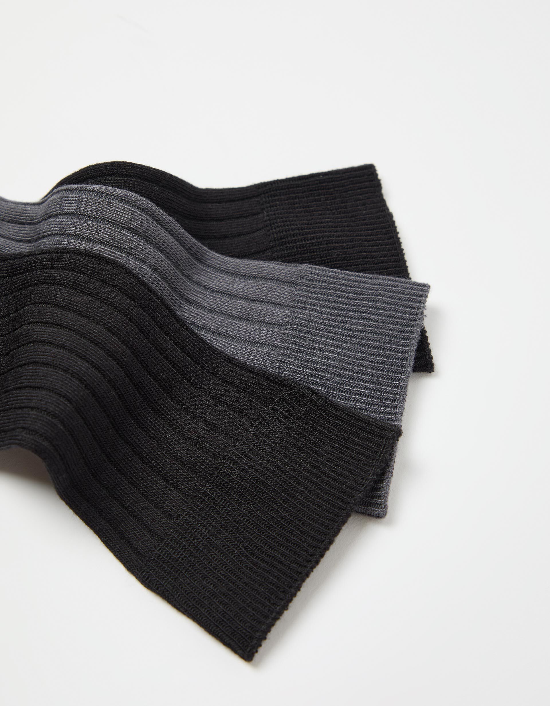 Comprar Online Pack 3 Pares de Meias Altas Caneladas, Homem, Multicor