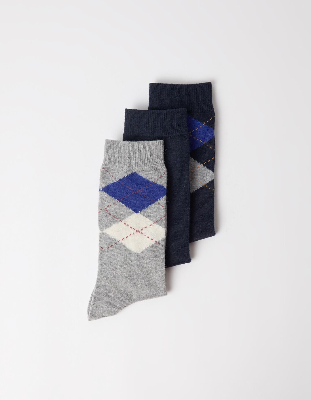 Pack 3 Pares De Meias, Homem, Azul
