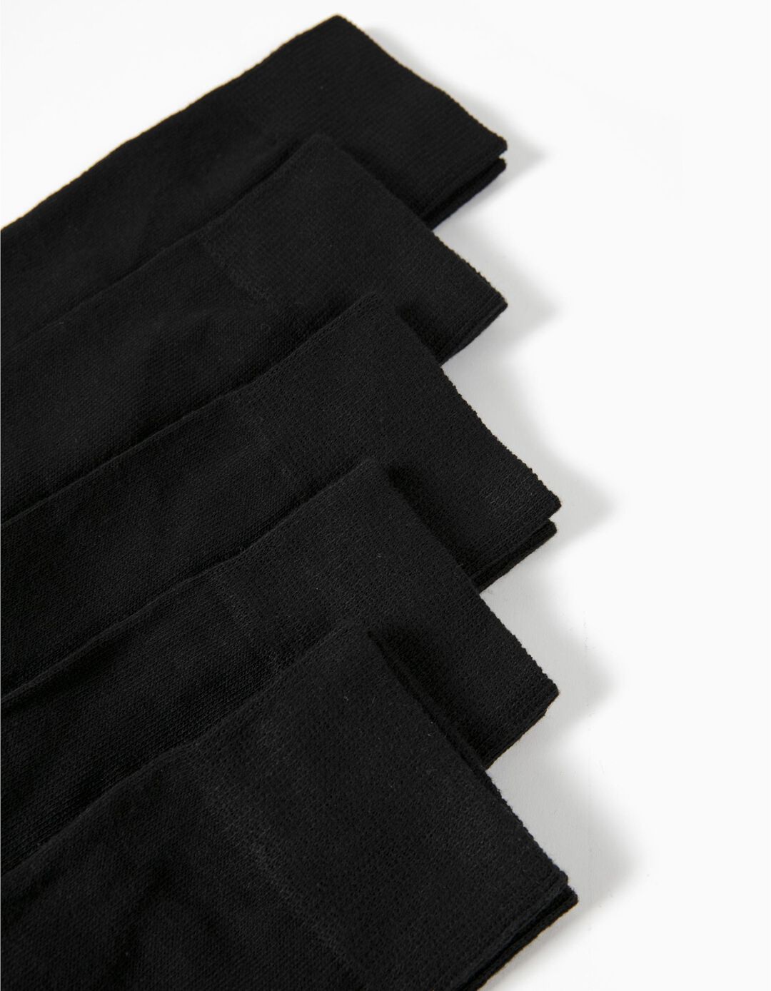 5 Pares Meias, Homem, Preto