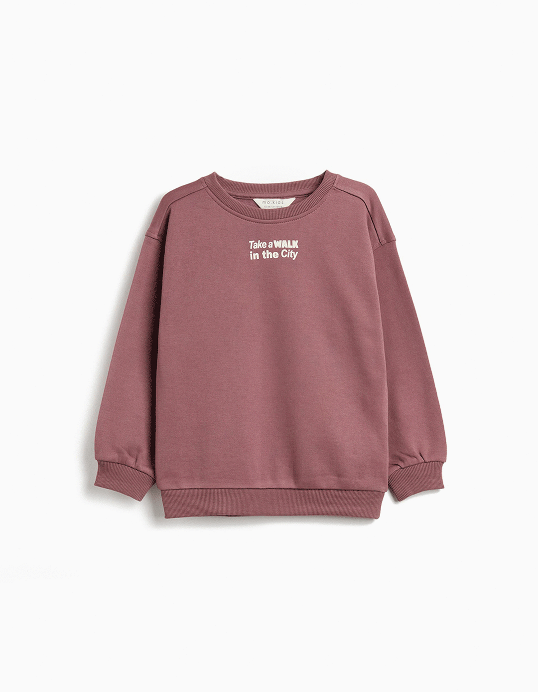 Sweatshirt de Felpa, Menino, Vermelho Escuro