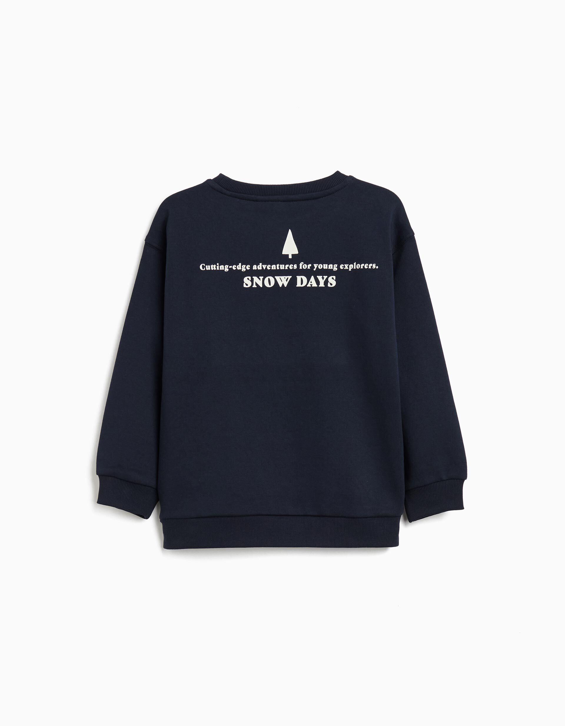 Comprar Online Sweatshirt de Felpa, Menino, Azul Escuro