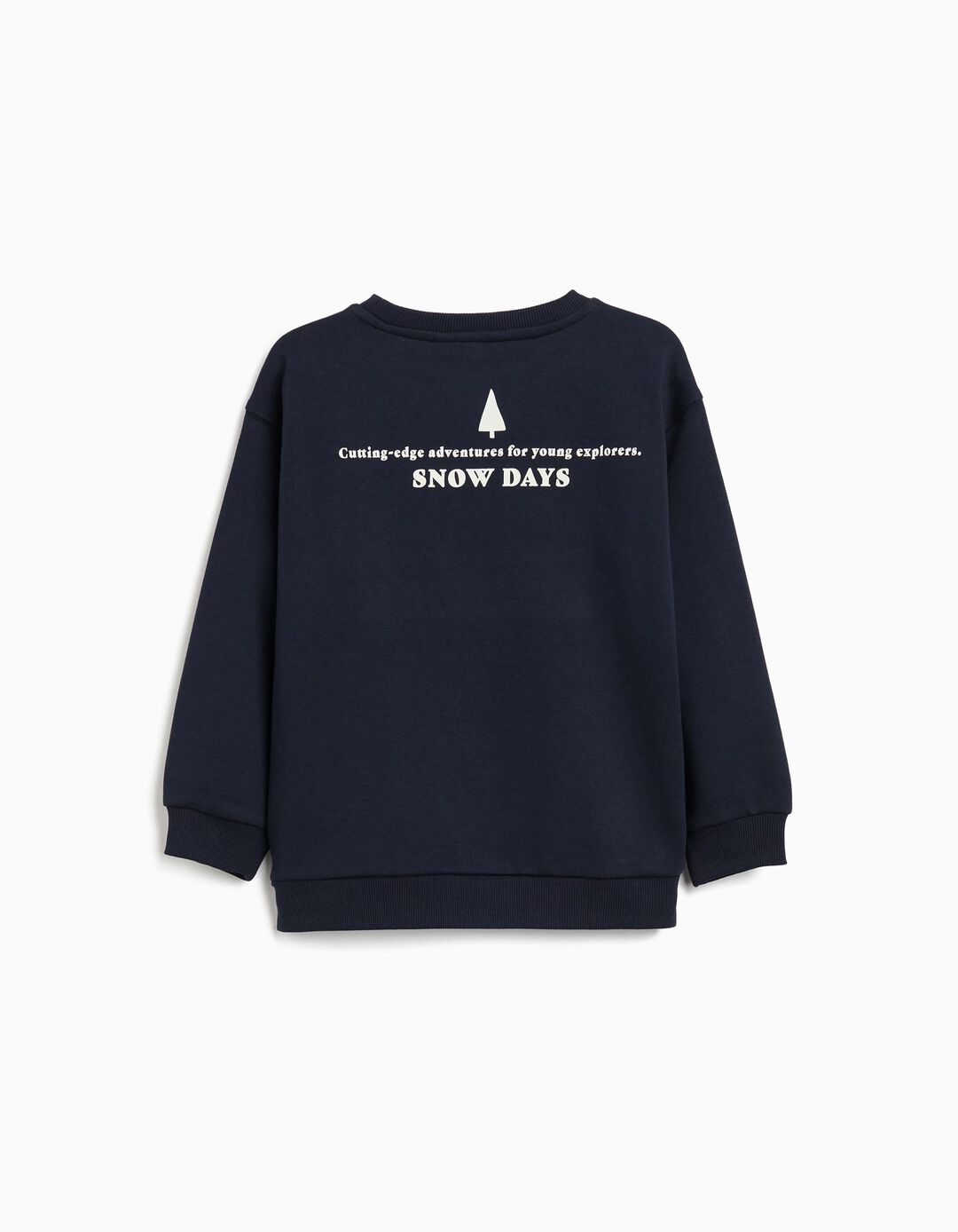 Sweatshirt de Felpa, Menino, Azul Escuro