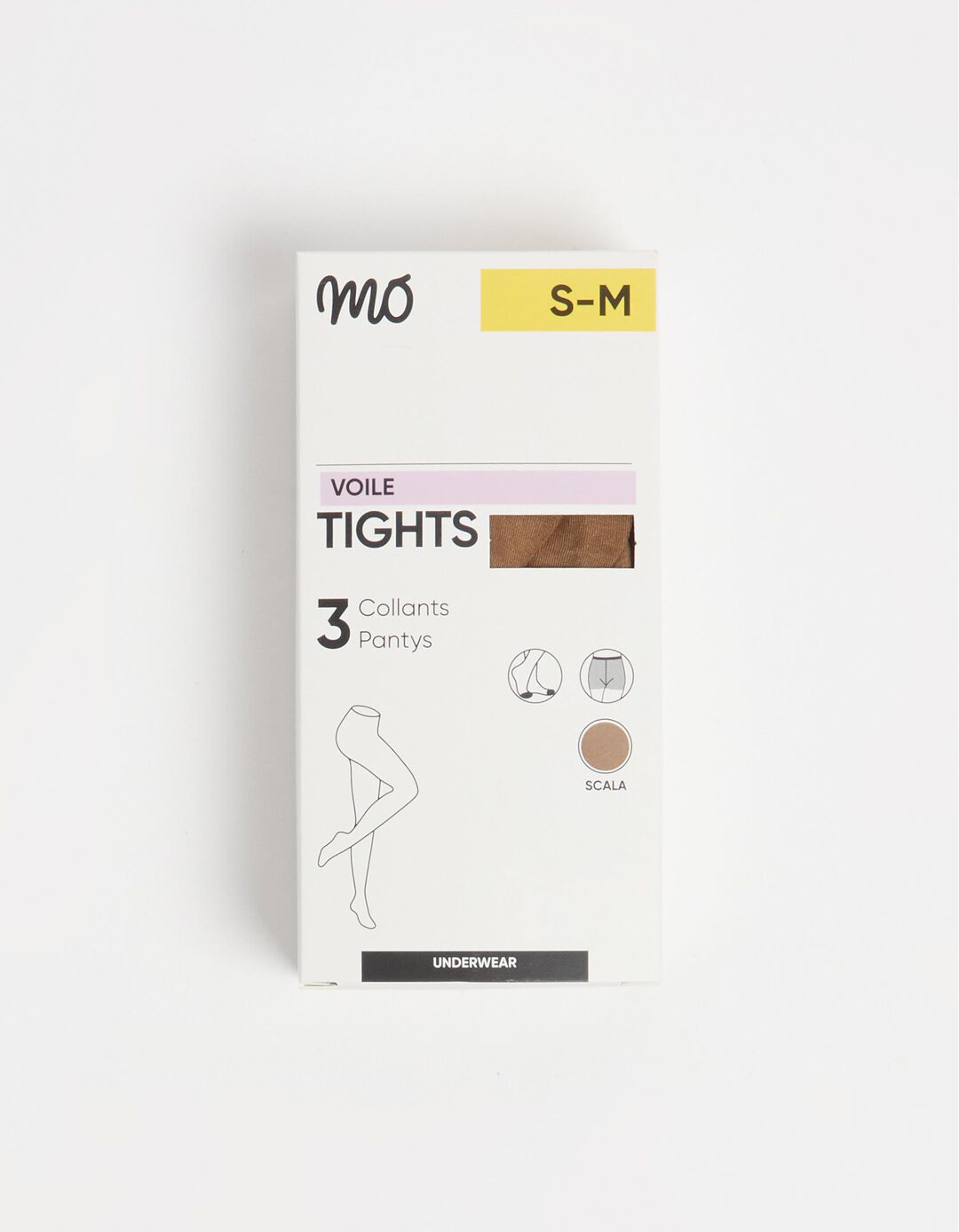 Pack 3 Pares de Collants 15 DEN, Mulher, Castanho Claro