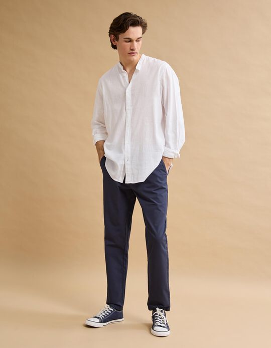 Comprar Online Camisa com Linho, Homem, Branco