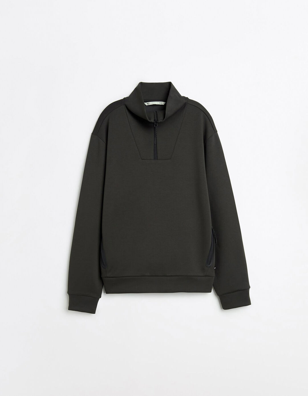 Sweatshirt com Fecho, Homem, Verde