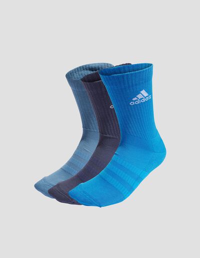 Pack 3 Pares de Meias 'Adidas', Homem, Azul