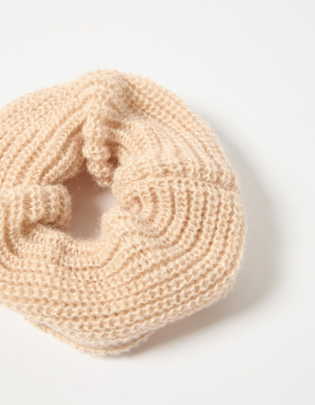 Elástico de Cabelo Scrunchie, Mulher, Bege Claro