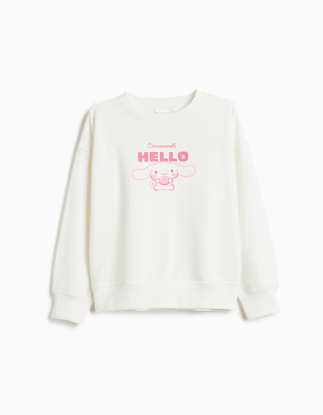 Sweatshirt Cardada 'Cinnamoroll', Menina, Branco