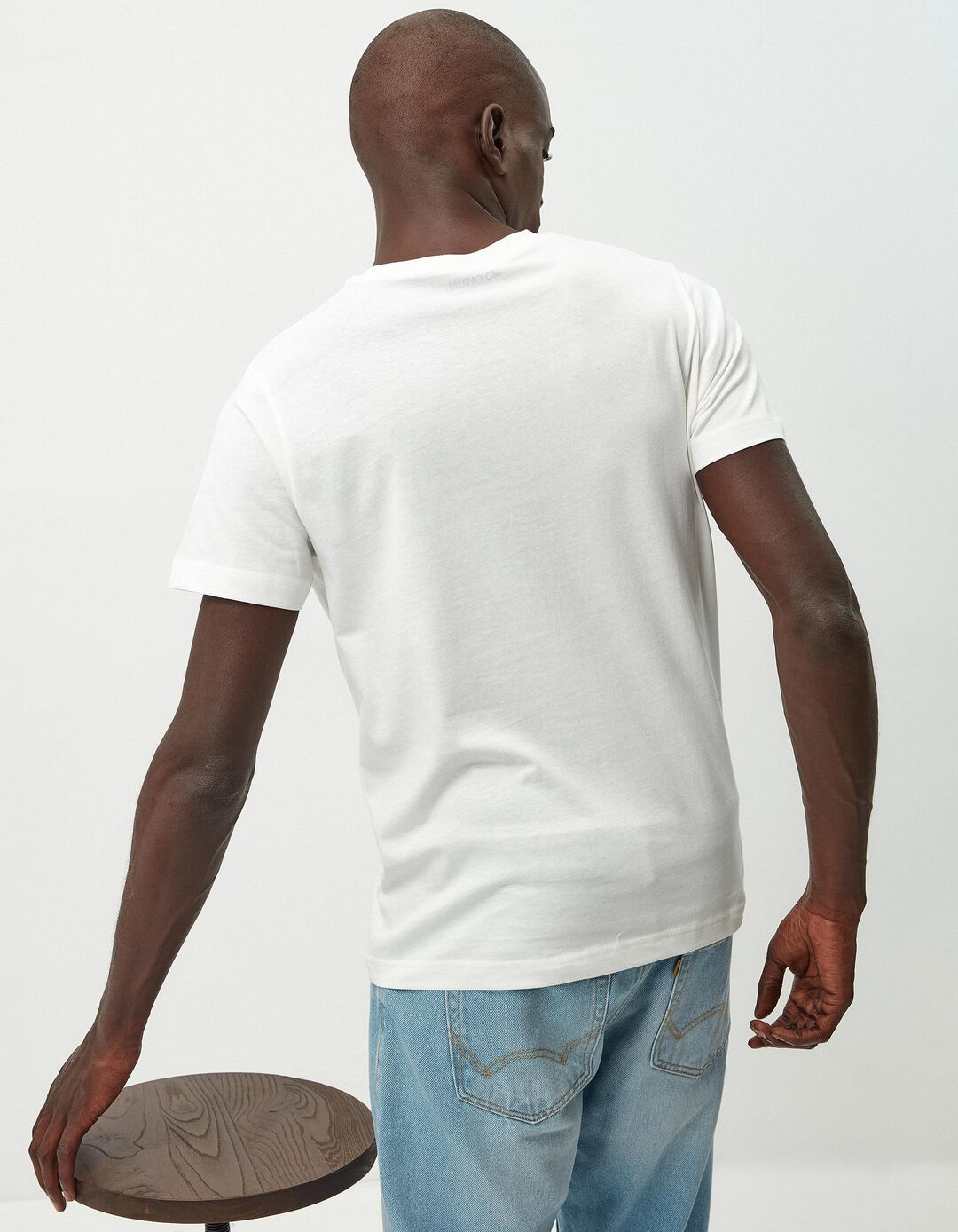 T-shirt Estampado, Homem, Branco