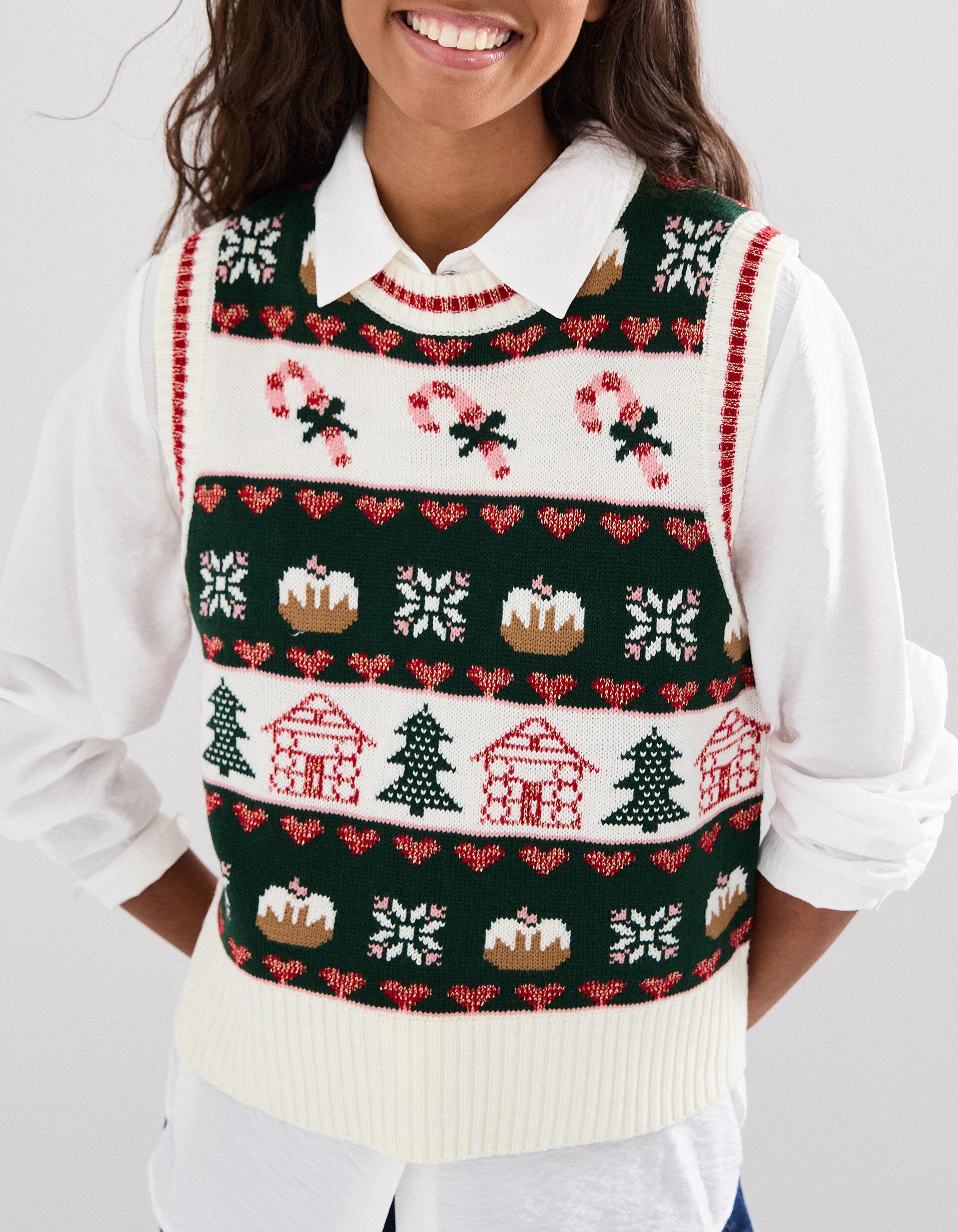 Comprar Online Colete de Malha, Mulher, Bege