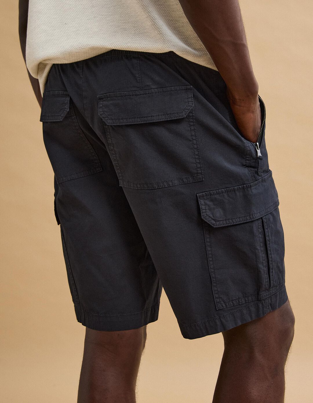 Cal&ccedil;&otilde;es Cargo, Homem, Preto