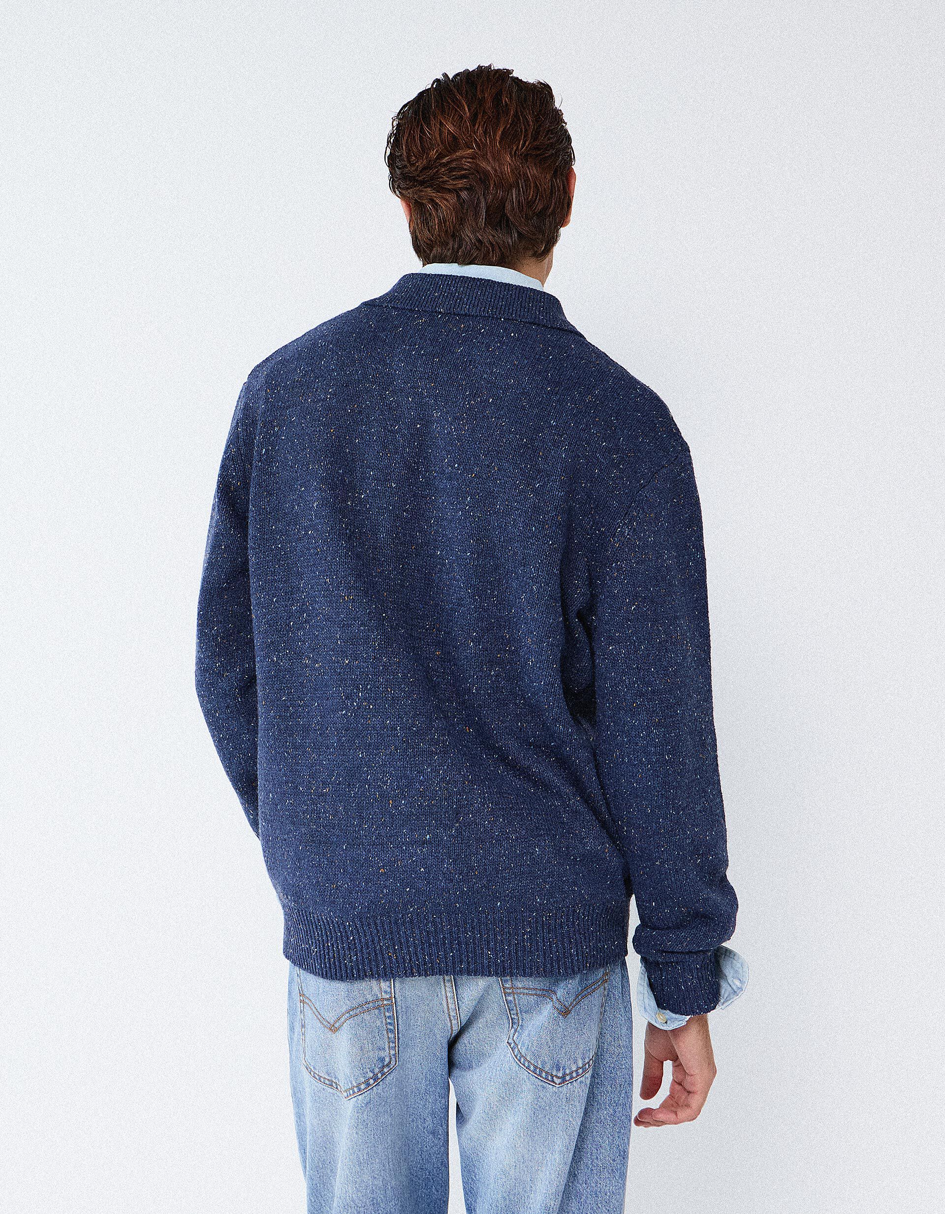 Comprar Online Polo Tricotado, Homem, Azul Escuro