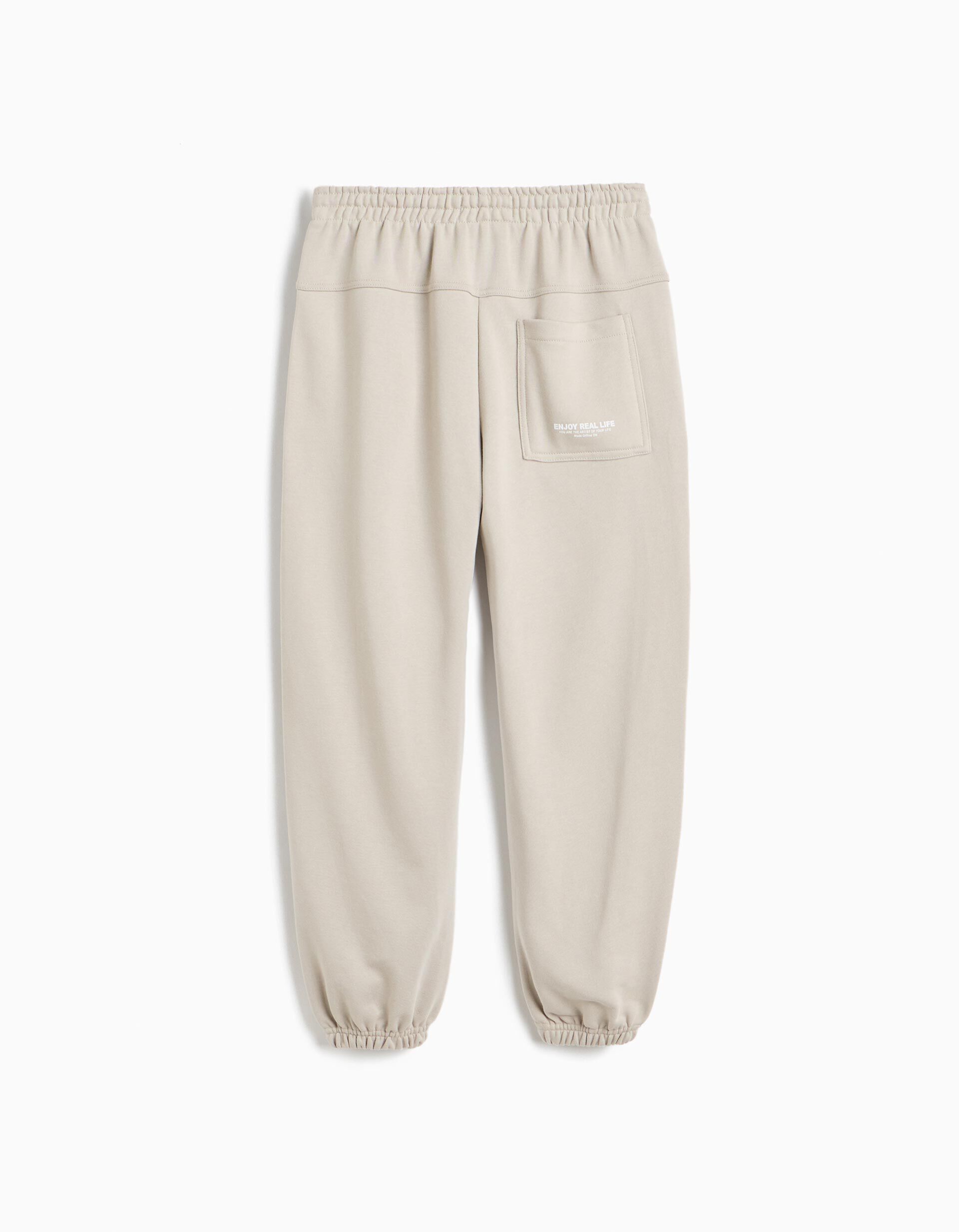 Comprar Online Cal&ccedil;as Jogger De Felpa, Menino, Cinzento